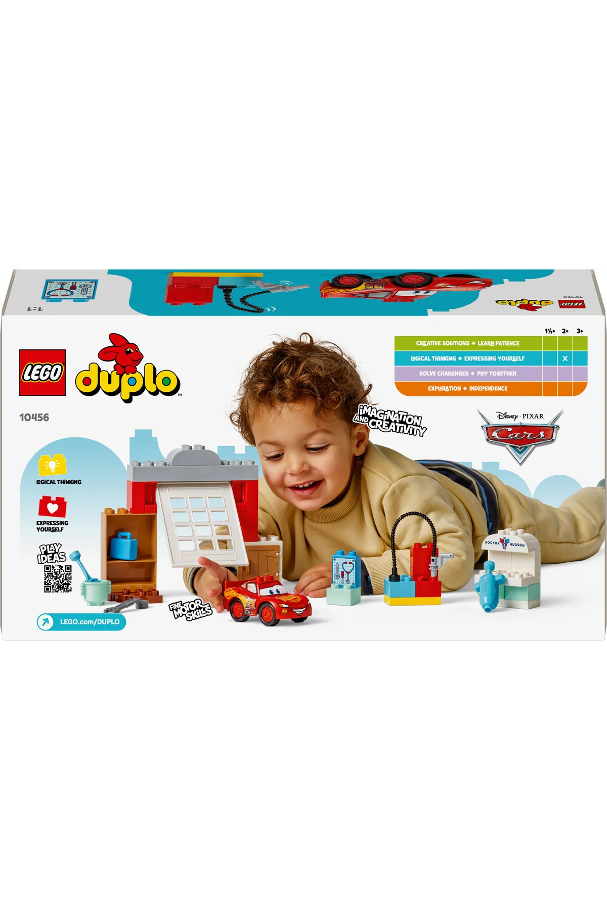 ® Duplo ® │ دیزنی و پیکسار ماشین‌ها مک‌کوئین بازدید از گاراژ داک ۱۰۴۵۶ - مجموعه اسباب‌بازی ۲+ (۳۵ قطعه)