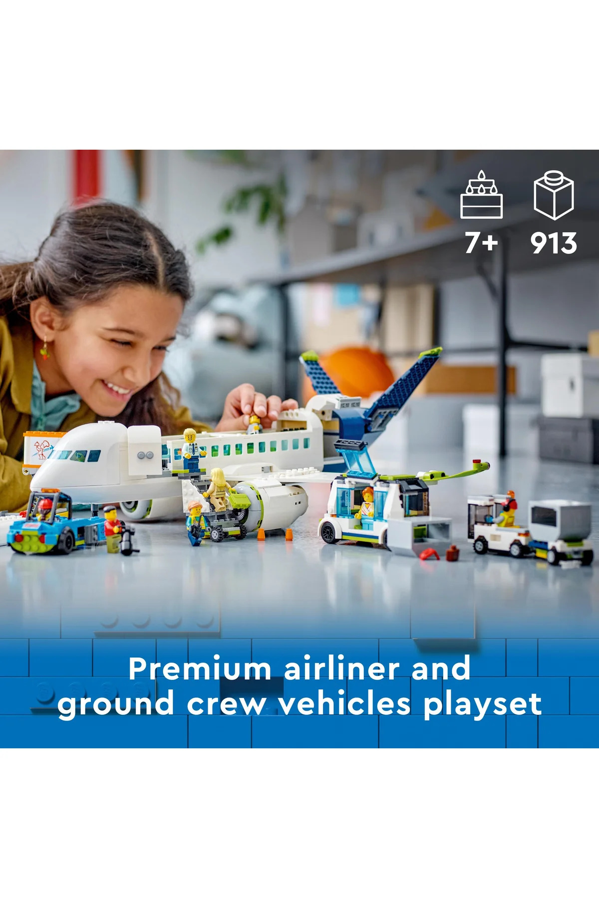 ® هواپیمای مسافربری شهری ۶۰۳۶۷ – مجموعه اسباببازی برای علاقهمندان به هواپیما بالای ۶ سال (۹۳۰ قطعه)