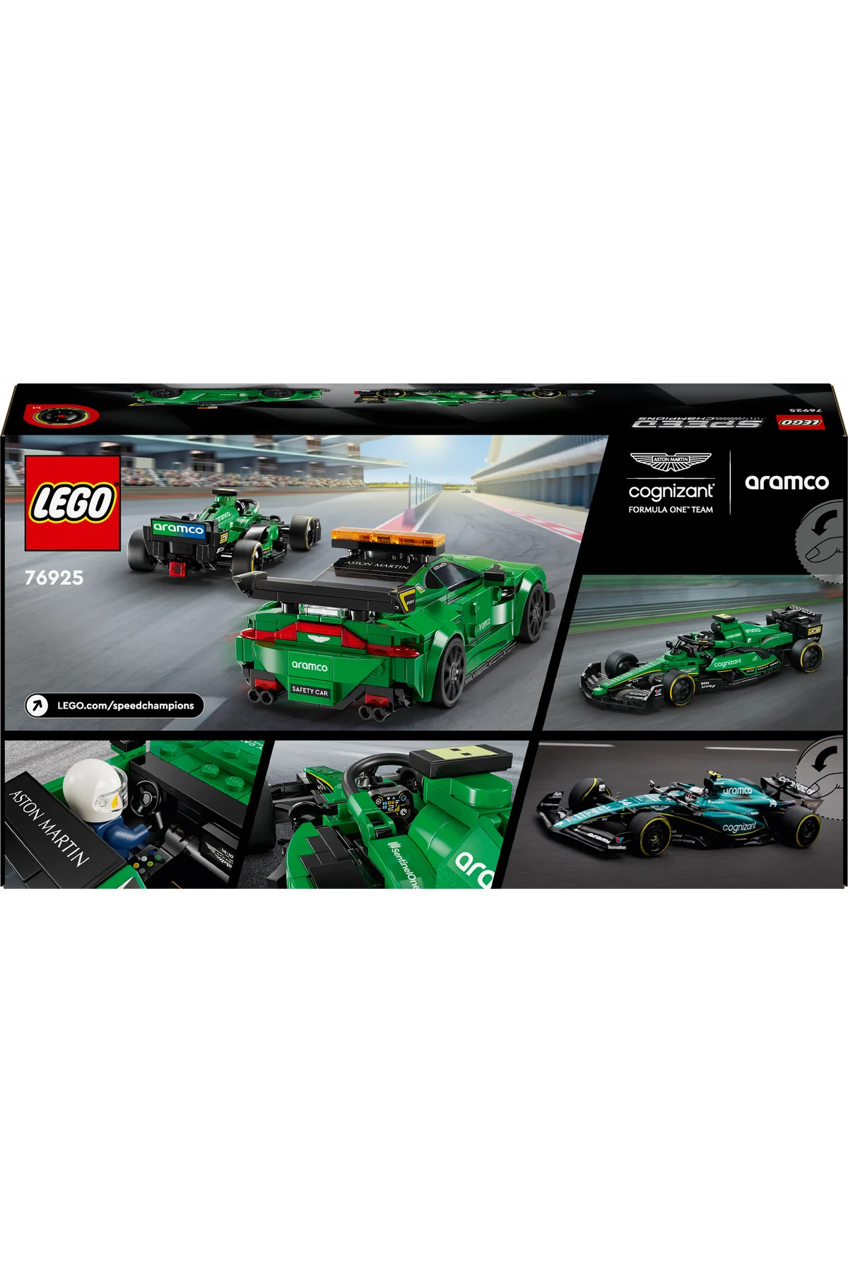 ® اسپید چمپیونز خودروی ایمنی استون مارتین و AMR23، مجموعه ساختنی ۷۶۹۲۵ برای کودکان بالای ۹ سال (۵۶۴ قطعه)