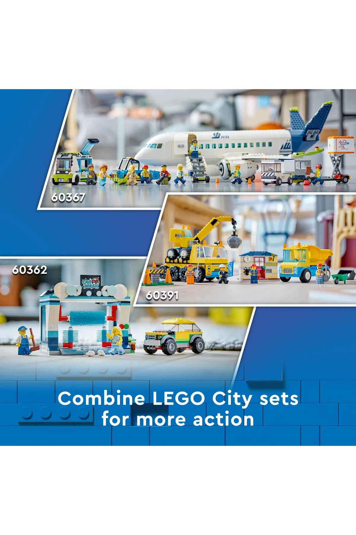 ® هواپیمای مسافربری شهری ۶۰۳۶۷ – مجموعه اسباببازی برای علاقهمندان به هواپیما بالای ۶ سال (۹۳۰ قطعه)