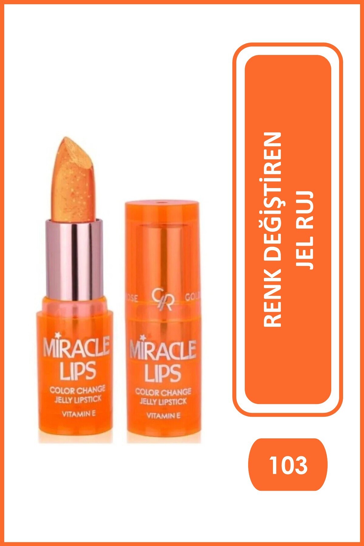 رژ لب ژله‌ای تغییر رنگ Miracle Lips شماره ۱۰۳