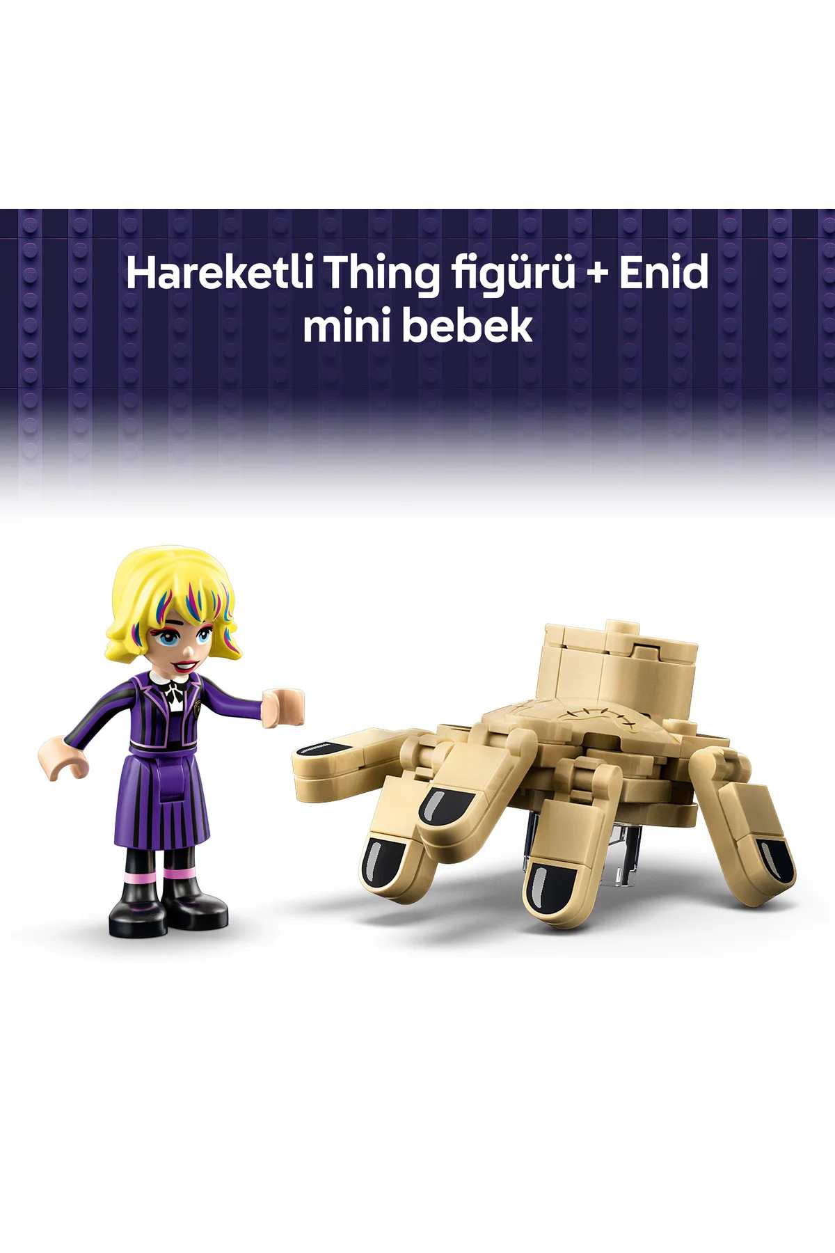 ® آپارتمان ۷۶۷۸۵ Wednesday Thing – مجموعه ساختمانی اسباب‌بازی هدیه تولد برای سنین ۱۰ سال به بالا (۸۲۸P)