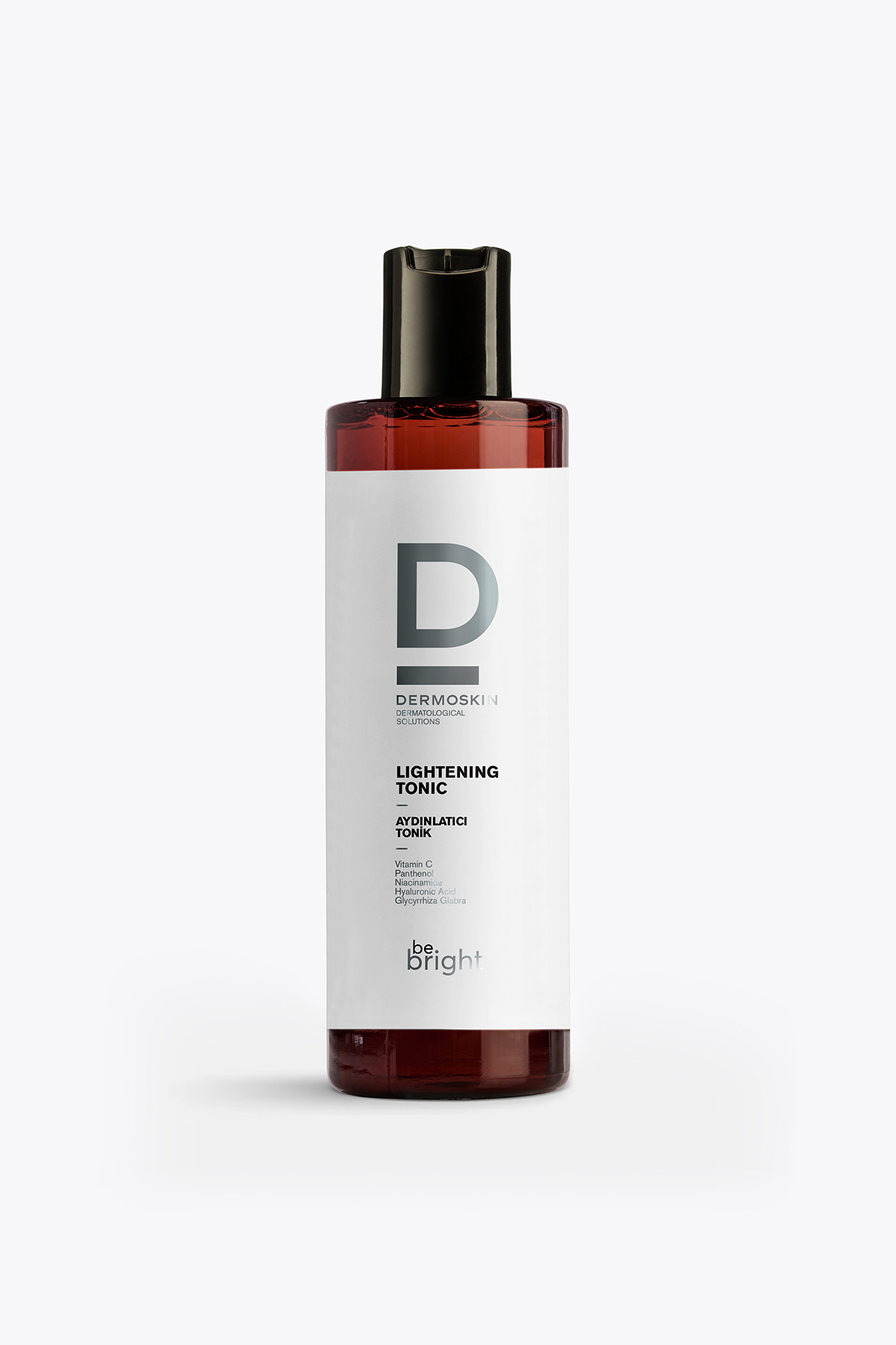 Dermoskin Be Bright Aydınlatıcı Tonik | Gözenek Sıkılaştırıcı | Leke Karşıtı | Hyaluronik Asit | 200 ml