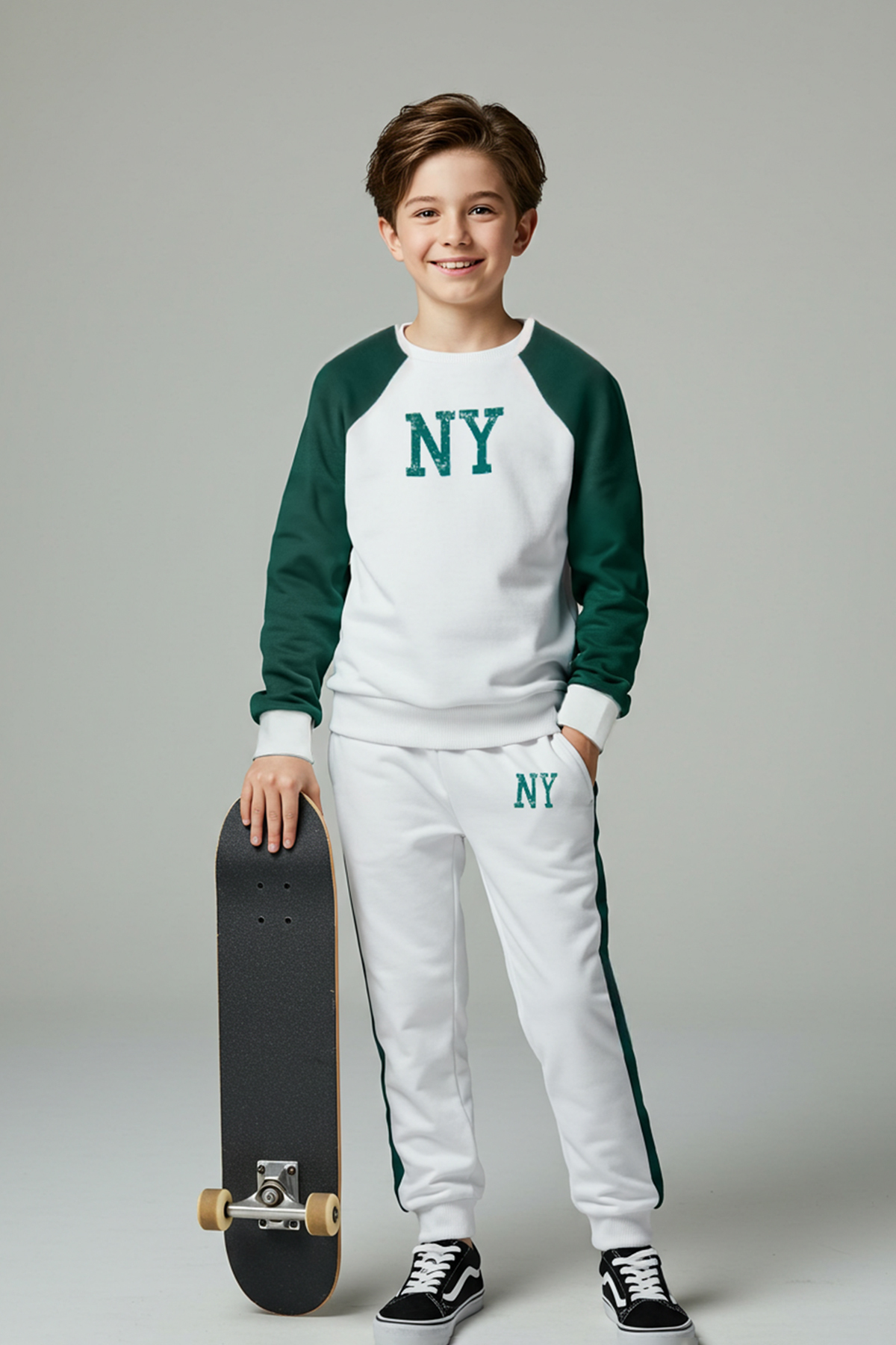 trendyolkids-boys-ecru-slogan-long-casualcasu