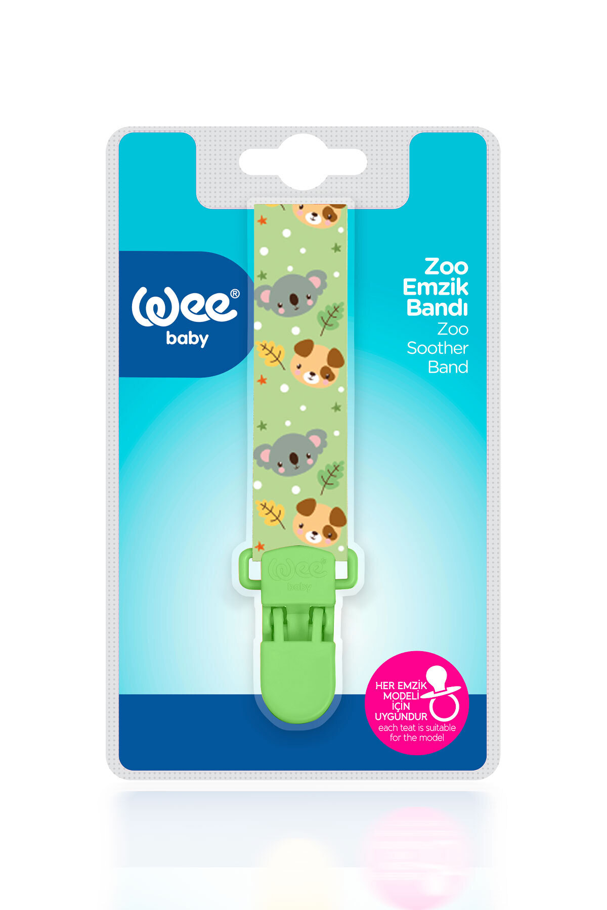 Wee Baby Zoo Emzik Bandı Yeşil fotoğrafı 4 (önizleme)