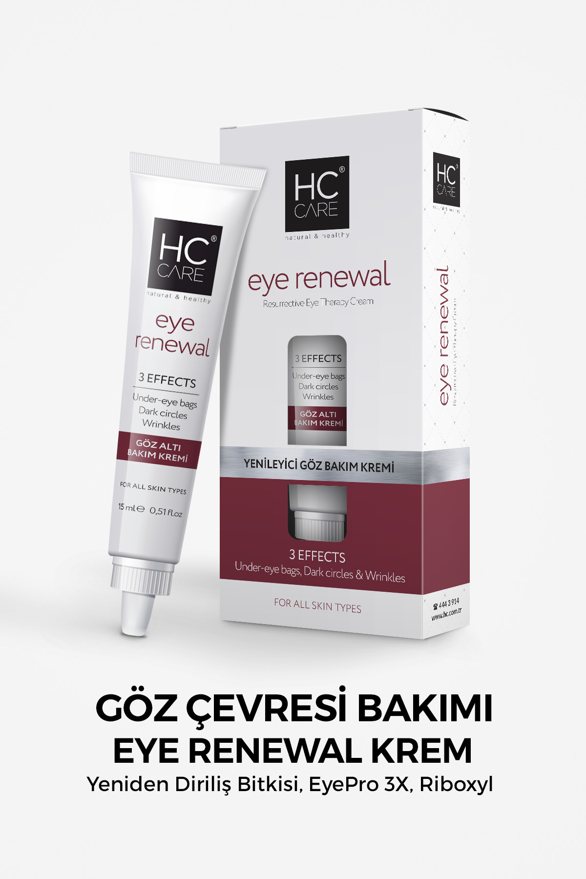 HC Care Eye Renewal Nemlendirici, Kırışıklık Karşıtı, Aydınlatıcı