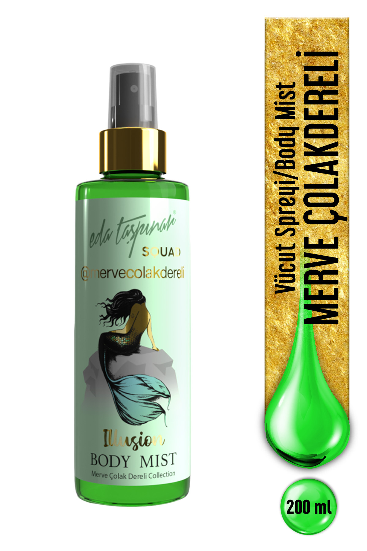 Eda Taşpınar Squad Illusion Merve Çolak Dereli Collection Body Mist Vücut Spreyi (EGX74)