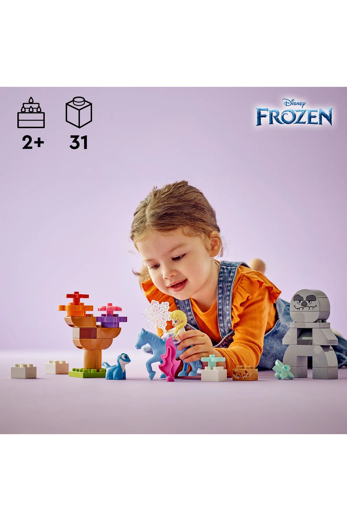 LEGO ® DUPLO® | Disney Elsa ve Bruni Büyülü Ormanda 10418 - 2+Eğitici Oyuncak Yapım Seti (31P) fotoğrafı 5 (önizleme)