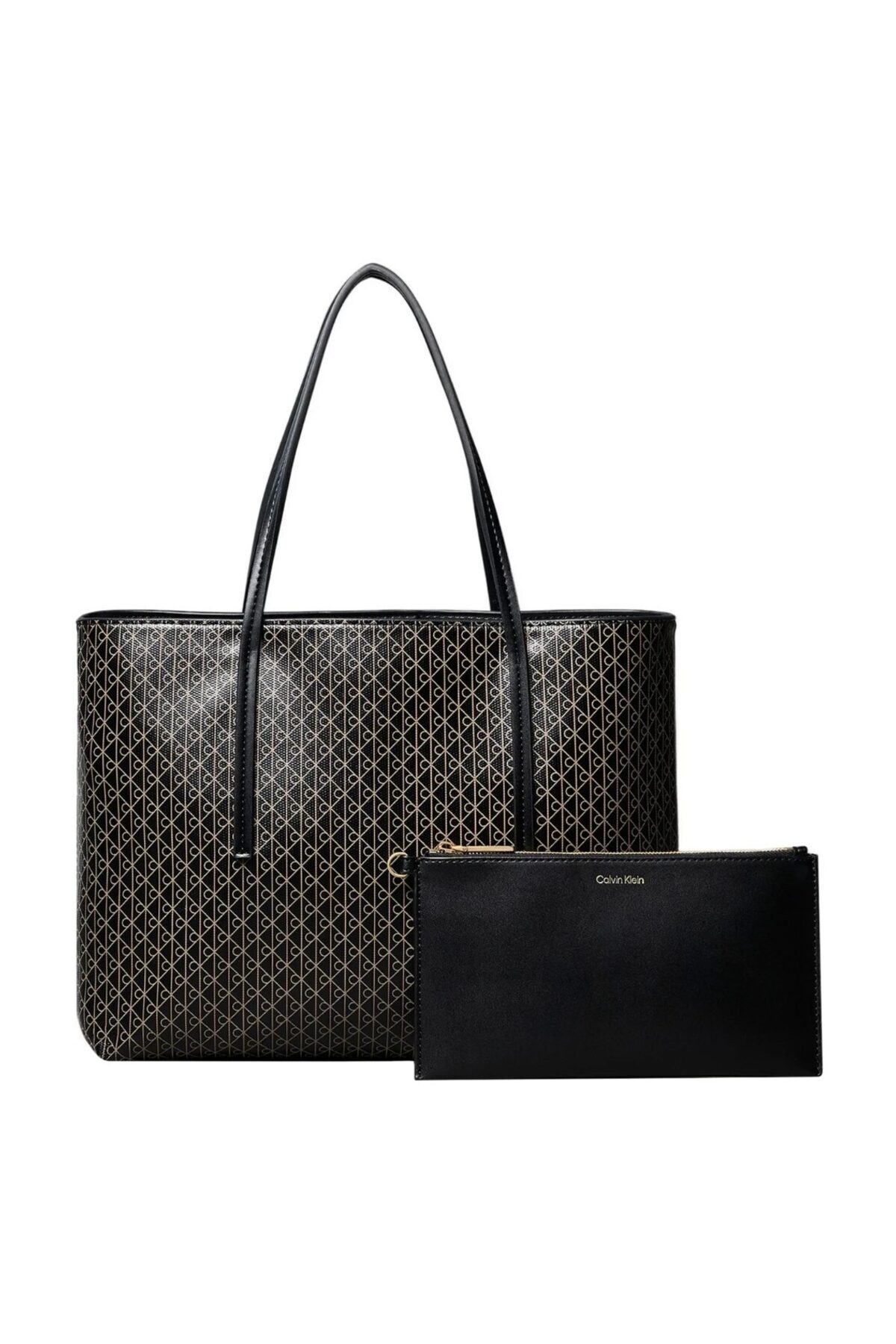 Damen Handtasche Calvin Klein Tasche Echtleder Satchel Kevin Klein