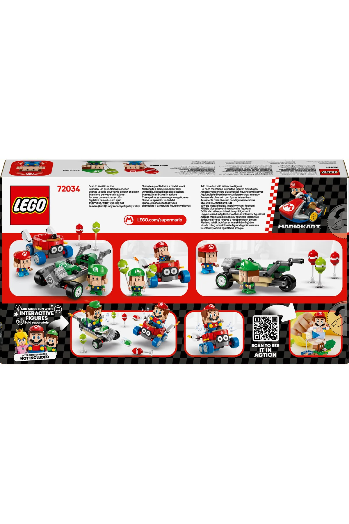 ® سوپر ماریو™: ماریو کارت™ – اسباببازی ماریوی نوزاد در مقابل لویگی نوزاد ۷۲۰۳۴