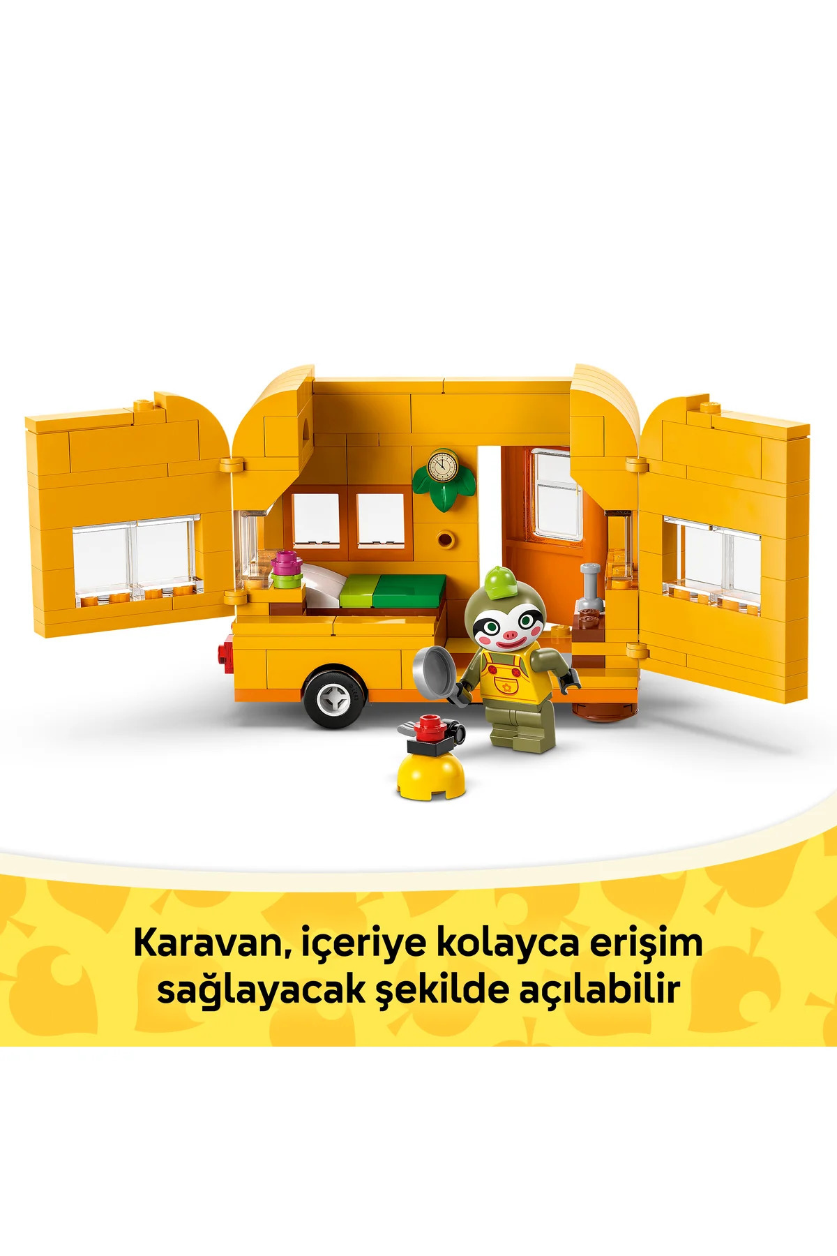 ® Animal Crossing ™ لیف کاروان و فروشگاه باغ ۷۷۰۵۴ - مجموعه ساختوساز اسباببازی خلاقانه برای سنین ۷ سال به بالا (۲۶۳ قطعه)