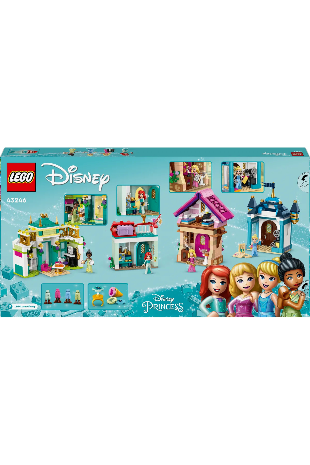 ® ǀ دیزنی پرنسس: مجموعه ساختنی ماجراجویی بازار ۴۳۲۴۶ برای کودکان ۶ سال به بالا (۸۱۷ قطعه)