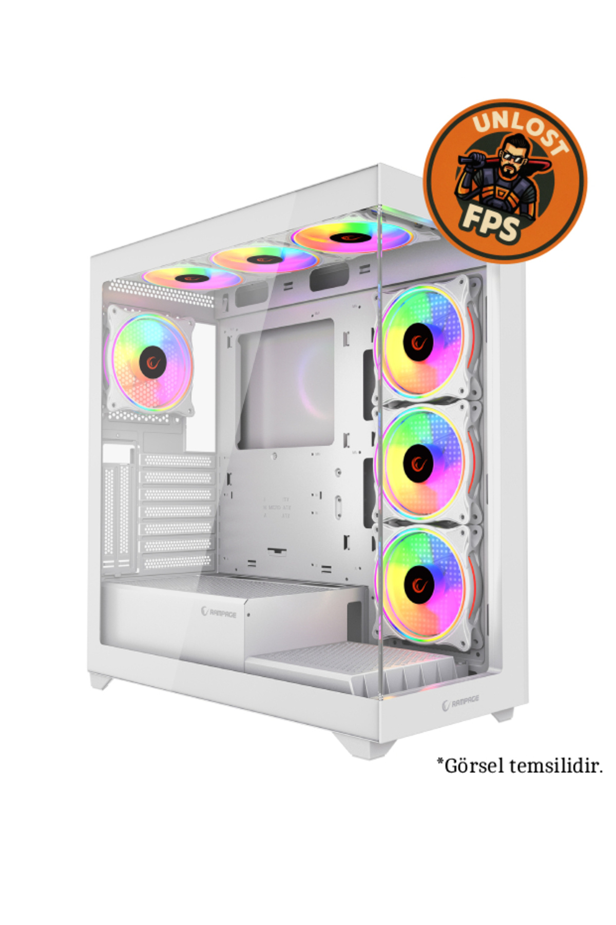 Gamers Arena UNLOST X RT9060XT AMD RYZEN 5 7600 16GB DDR5 1 TB SSD 750W TAVSIYE SISTEM