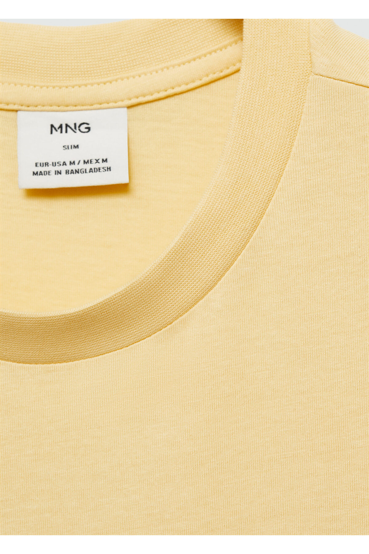 تیشرت مردانه زرد منگو | 77970606 اورجینال - تصویر 6