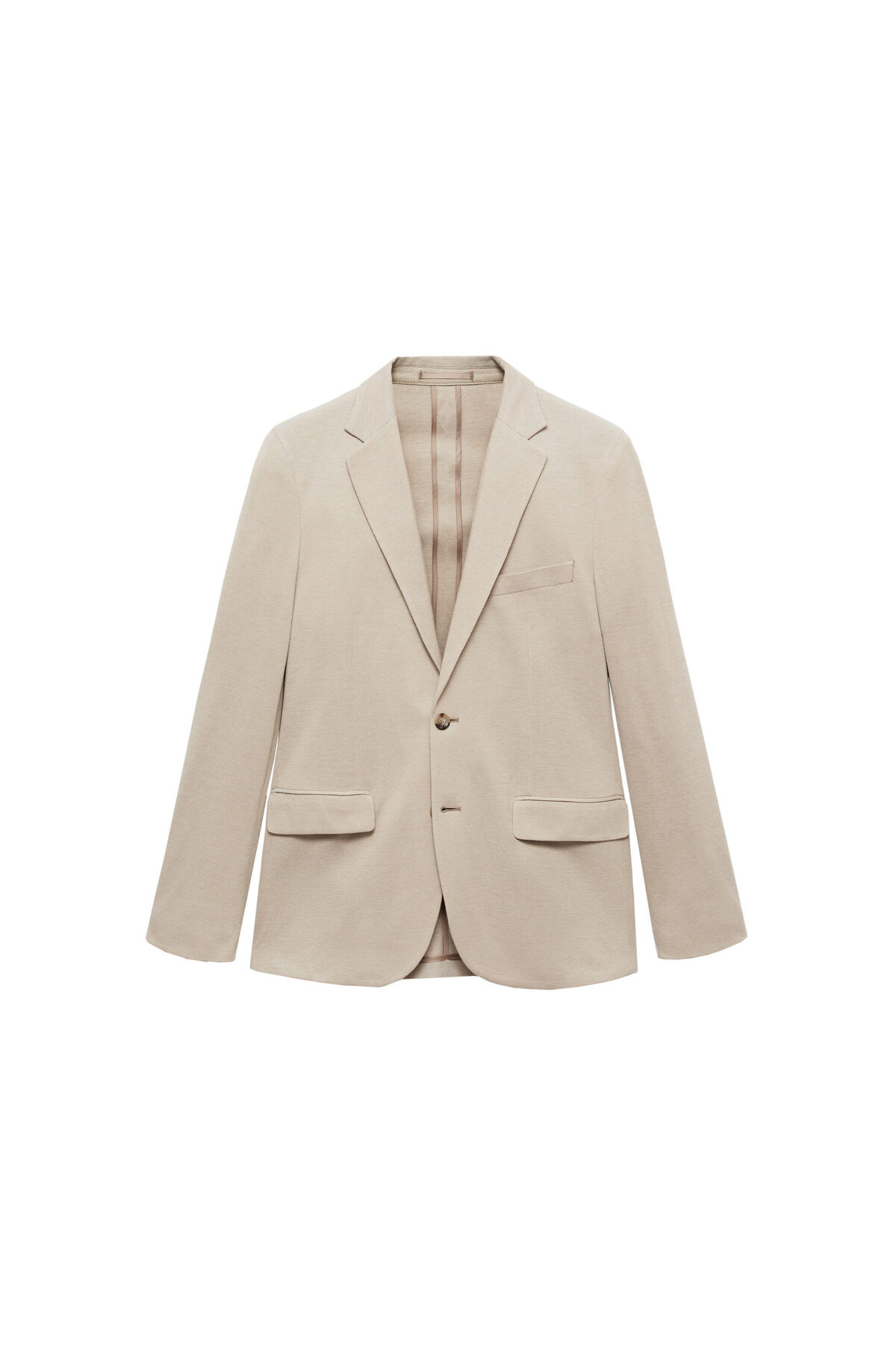 ژاکت مردانه بژ منگو | 77050571 اورجینال - تصویر 2