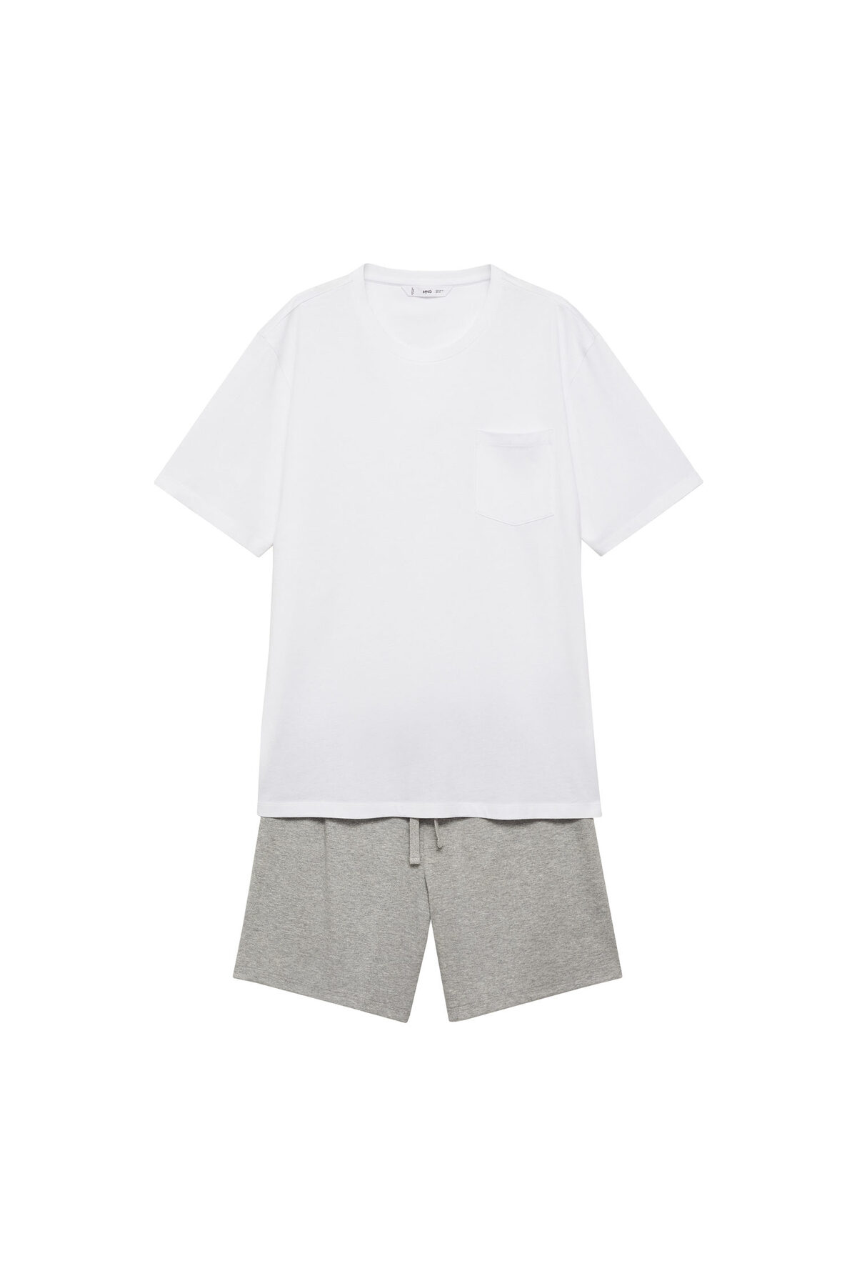 ست پیژامه و لباس خواب MANGO اورجینال مردانه برند مانگو 77050592 White Men's Pajama Set 77050592 - تصویر 2