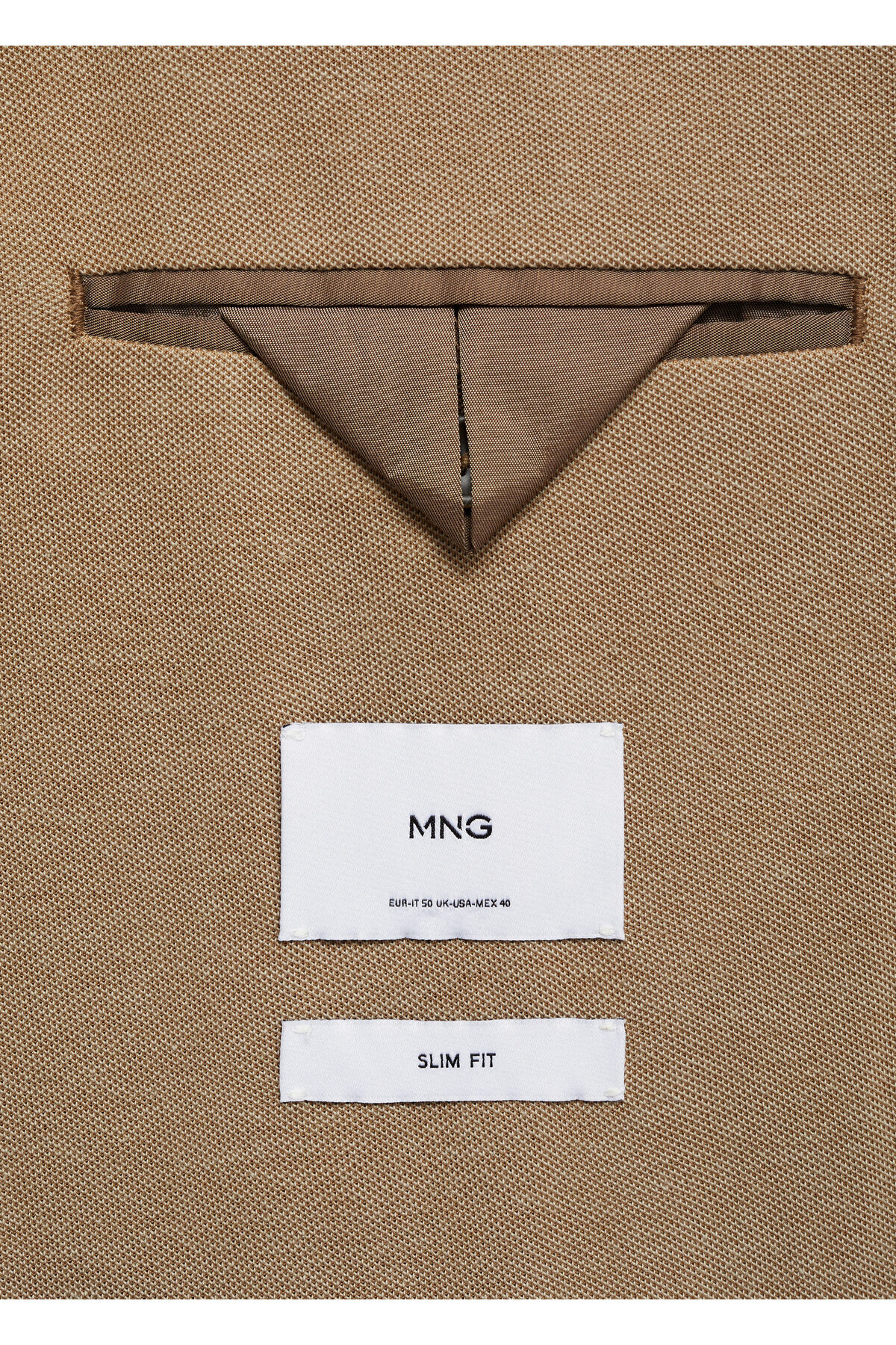 ژاکت مردانه قهوه ای منگو | 77070570 اورجینال - تصویر 3