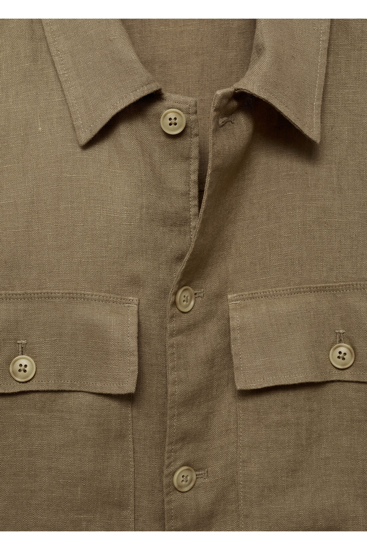 کت MANGO اورجینال مردانه برند مانگو 77010568 KHAKI Men's Jacket 77010568 - تصویر 6