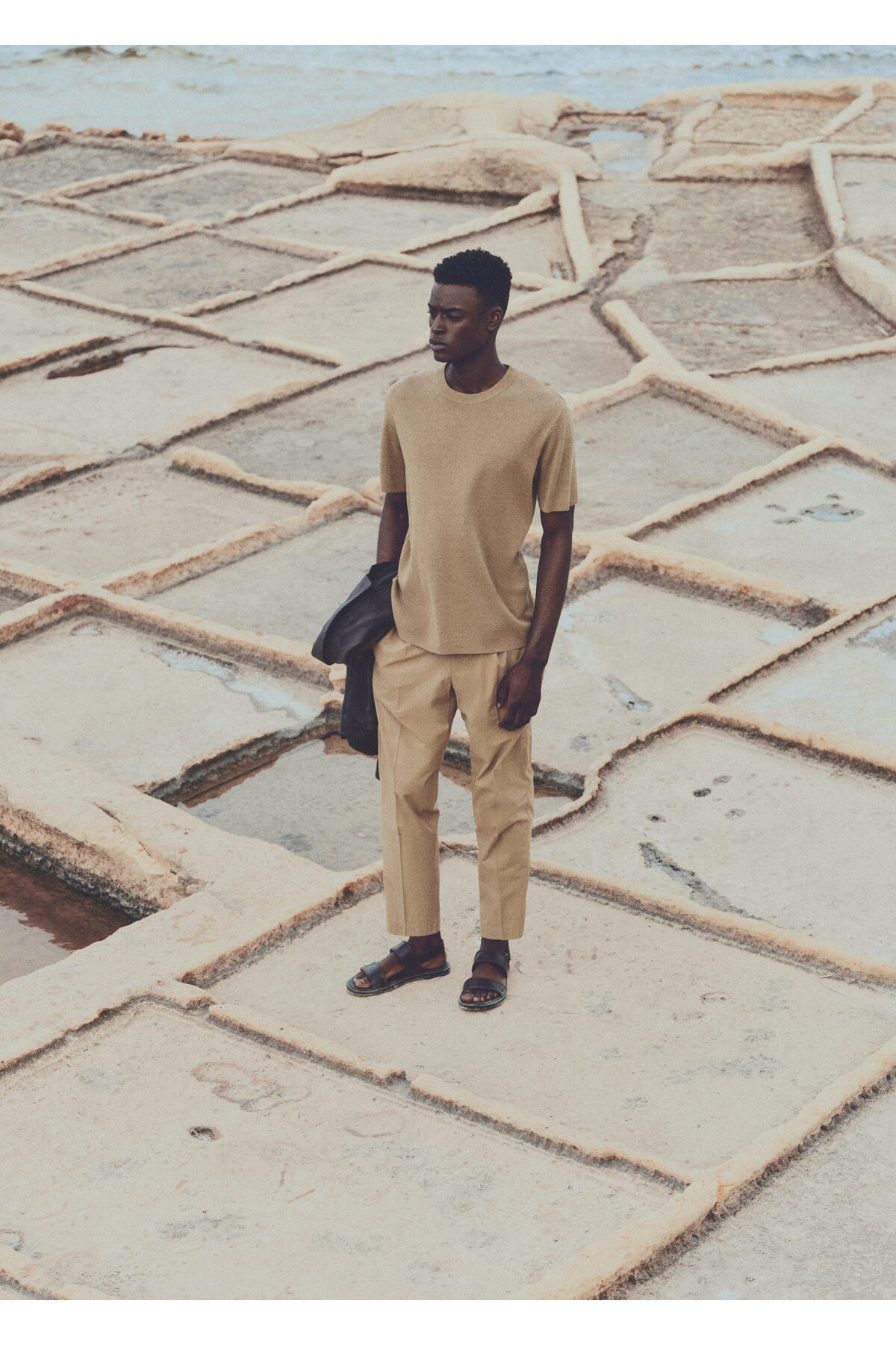 تیشرت مردانه قهوه ای منگو | 77080583 اورجینال - تصویر 5