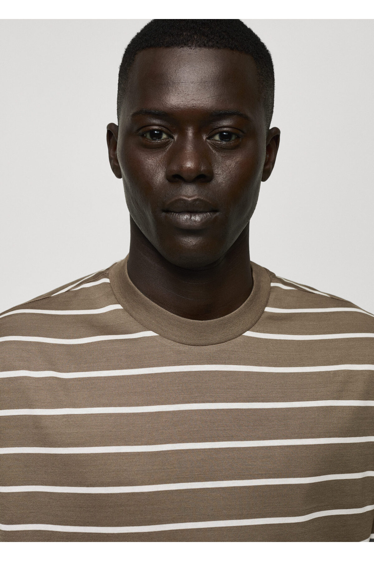 تیشرت مردانه خاکی منگو | 77092537 اورجینال - تصویر 3