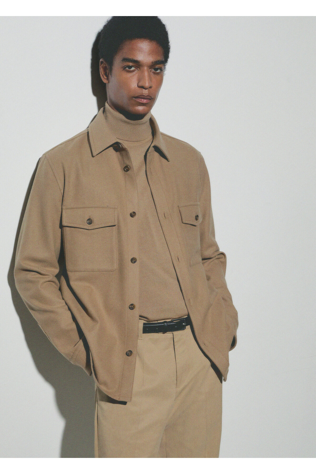 ژاکت مردانه قهوه ای منگو | 77905968 اورجینال - تصویر 5