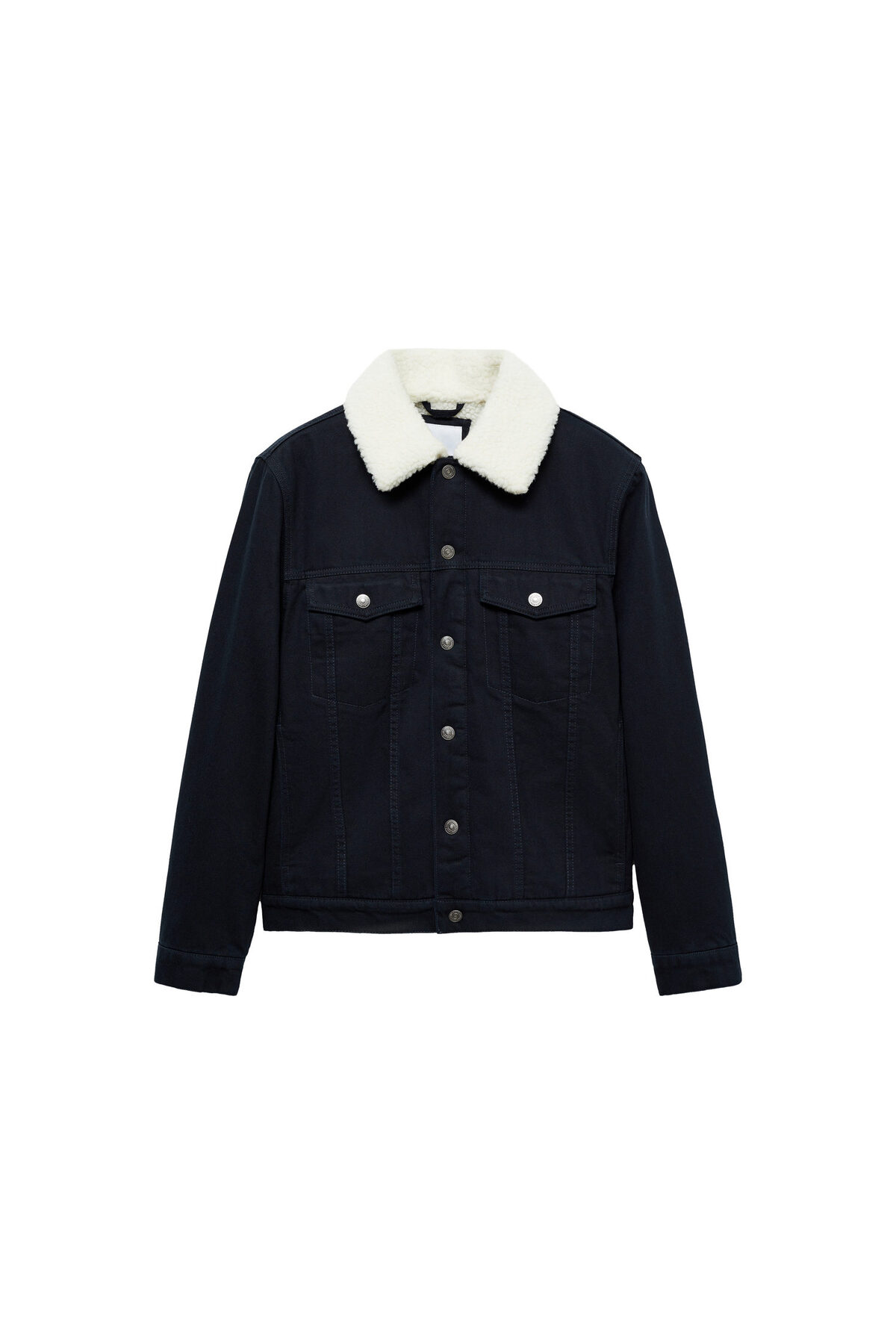 ژاکت مردانه آبی سرمه ای منگو | 77047915 اورجینال - تصویر 2