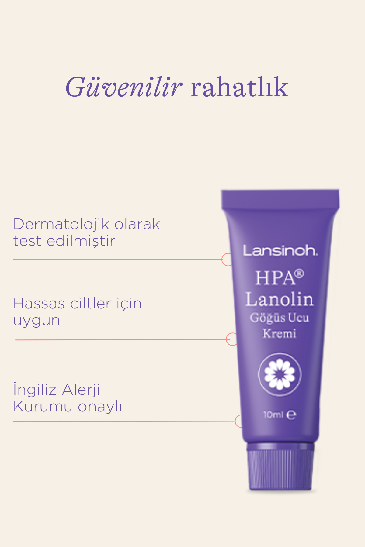 Lansinoh Göğüs Ucu Kremi 10 ml