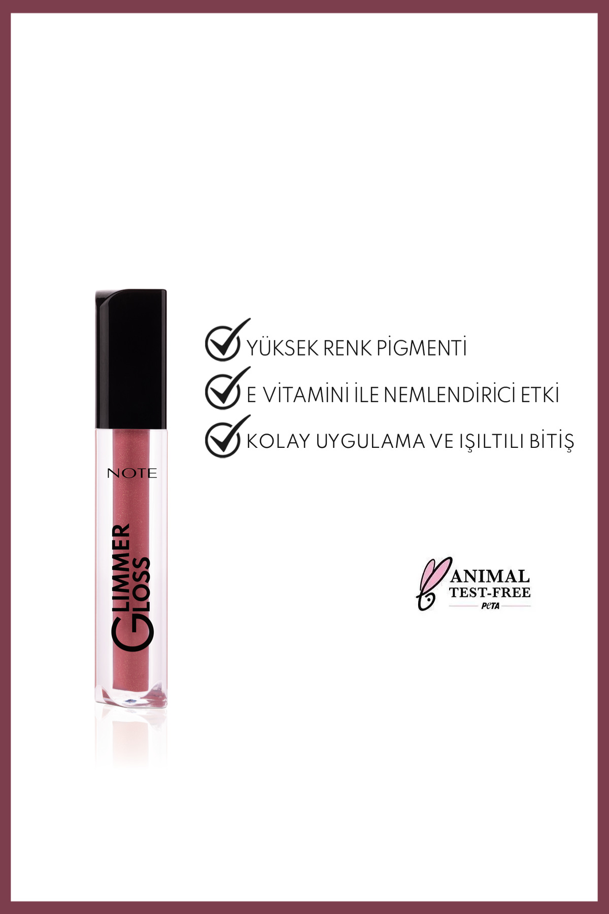 برق لب زنانه | نوت کازمتیکس Note Cosmetics LGL GLIMMER - تصویر 2