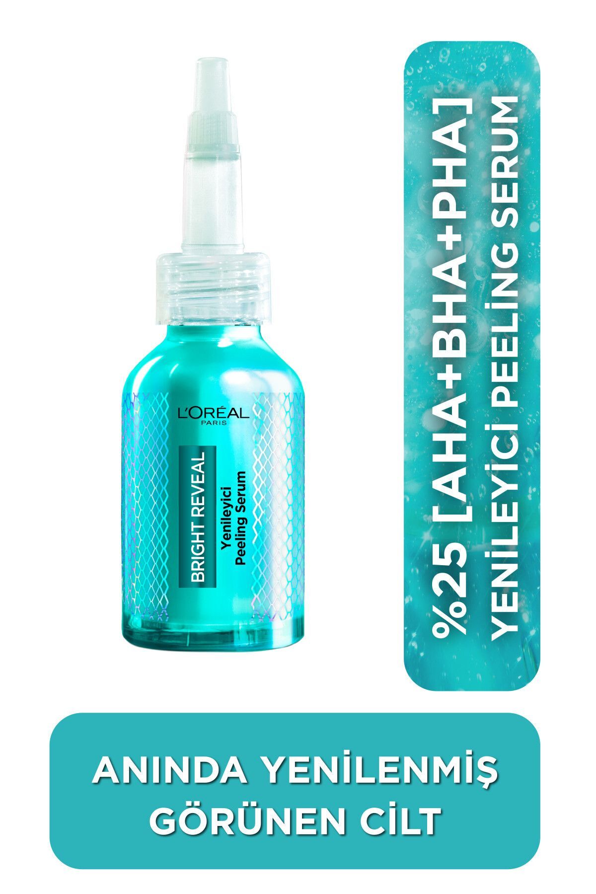 L'Oreal Paris Bright Reveal Koyu Lekelere Karşı Hızlı Etkili Yenileyici Peeling Serum 25% [AHA + BHA + PHA] 25ml