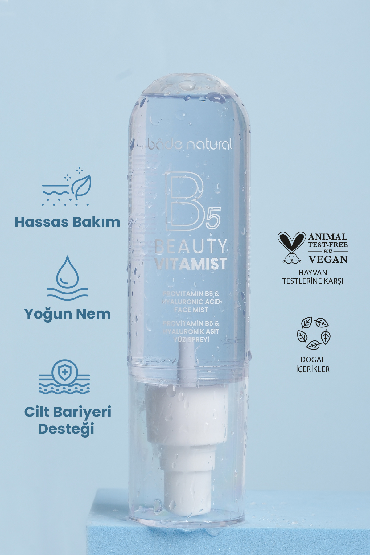 Vitamist Provitamin B5 & Hyaluronik Asit Yüz Spreyi 100 ml — BN.0437 — تصویر 4 از 5