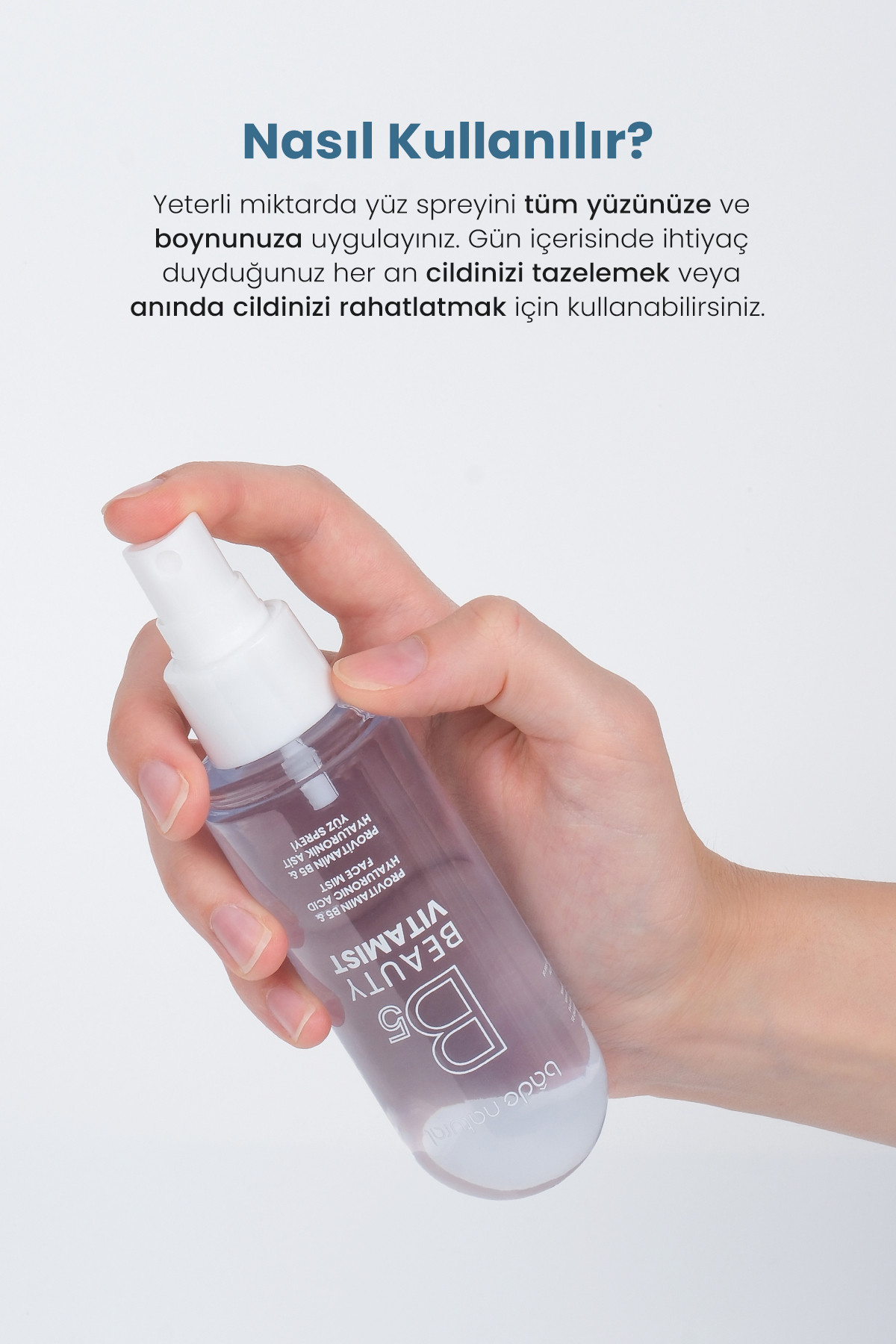 Vitamist Provitamin B5 & Hyaluronik Asit Yüz Spreyi 100 ml — BN.0437 — تصویر 5 از 5