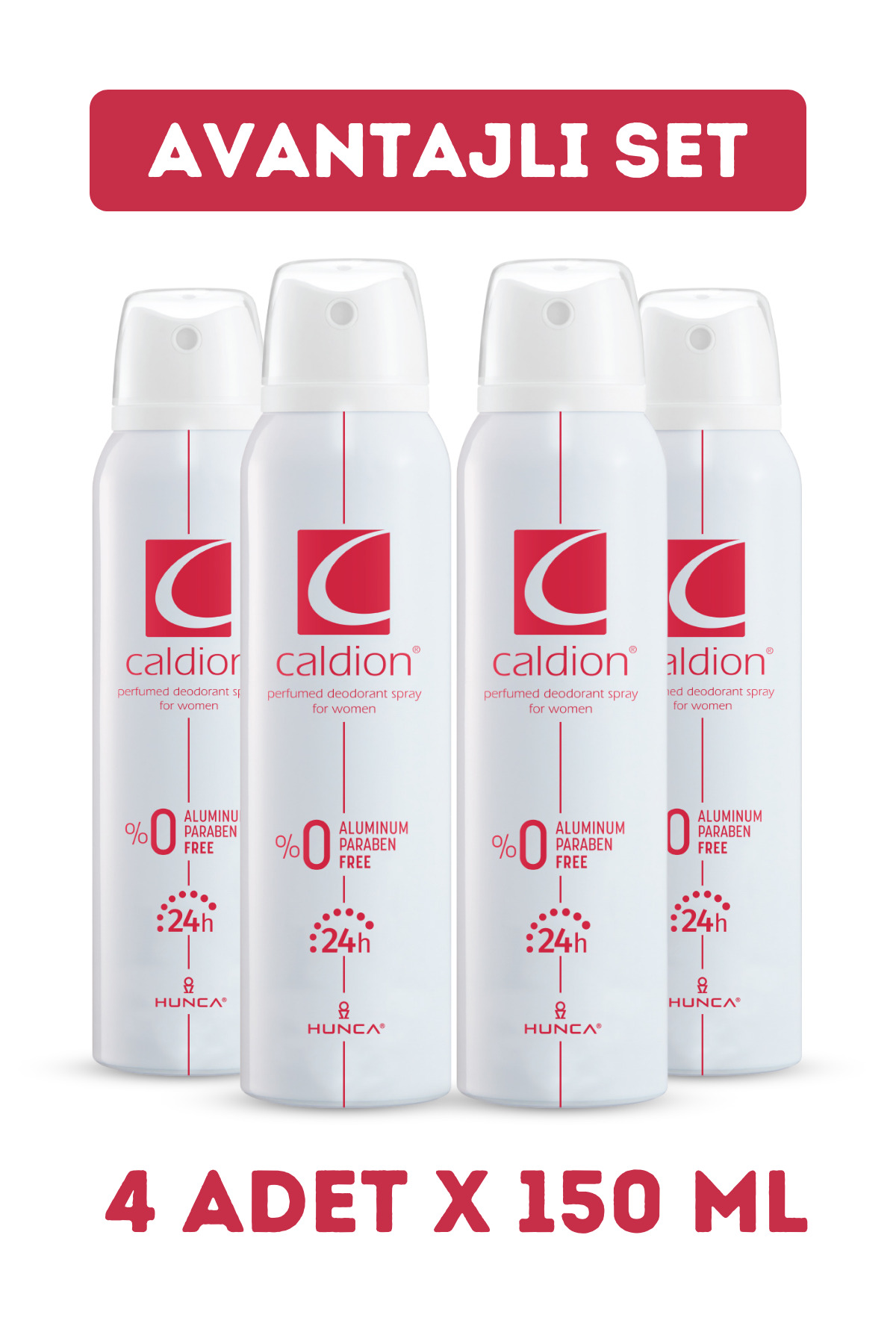 Caldion Classic Kadın Deodorant ( 4 Adet X 150 ml )