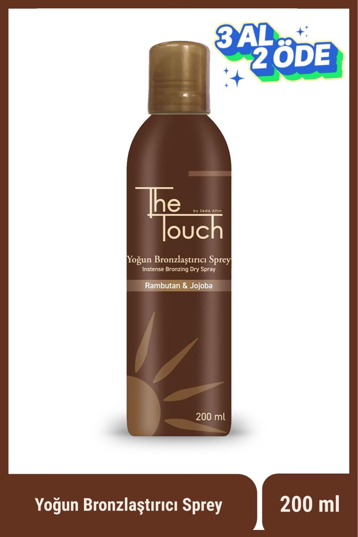 The Touch By Seda Altın Yoğun Bronzlaştırıcı Sprey 200 ML - SPF 0