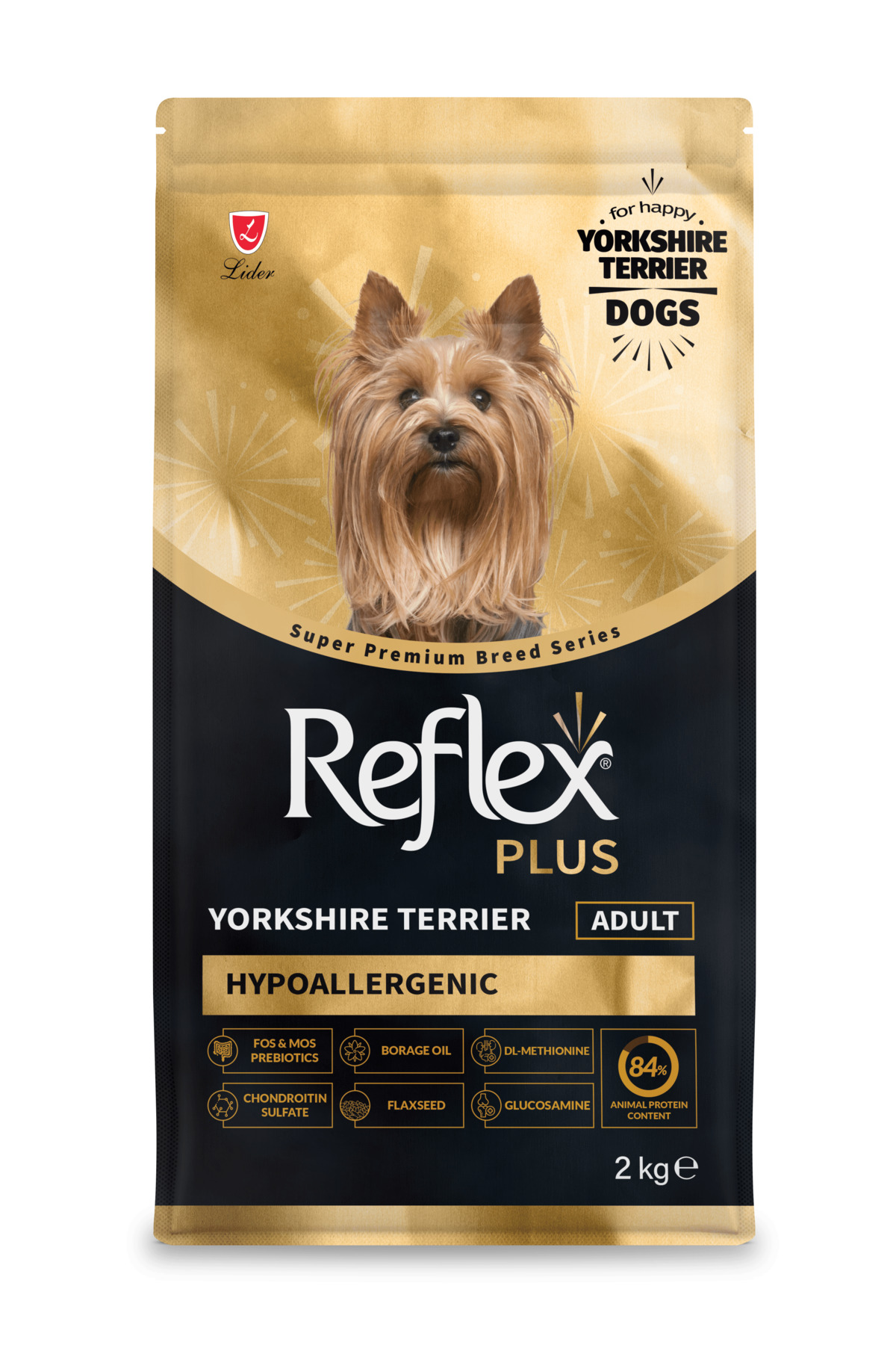 Reflex Plus Yorkshire Terrier Hipoalerjenik Yetişkin Köpek Maması 2 Kg