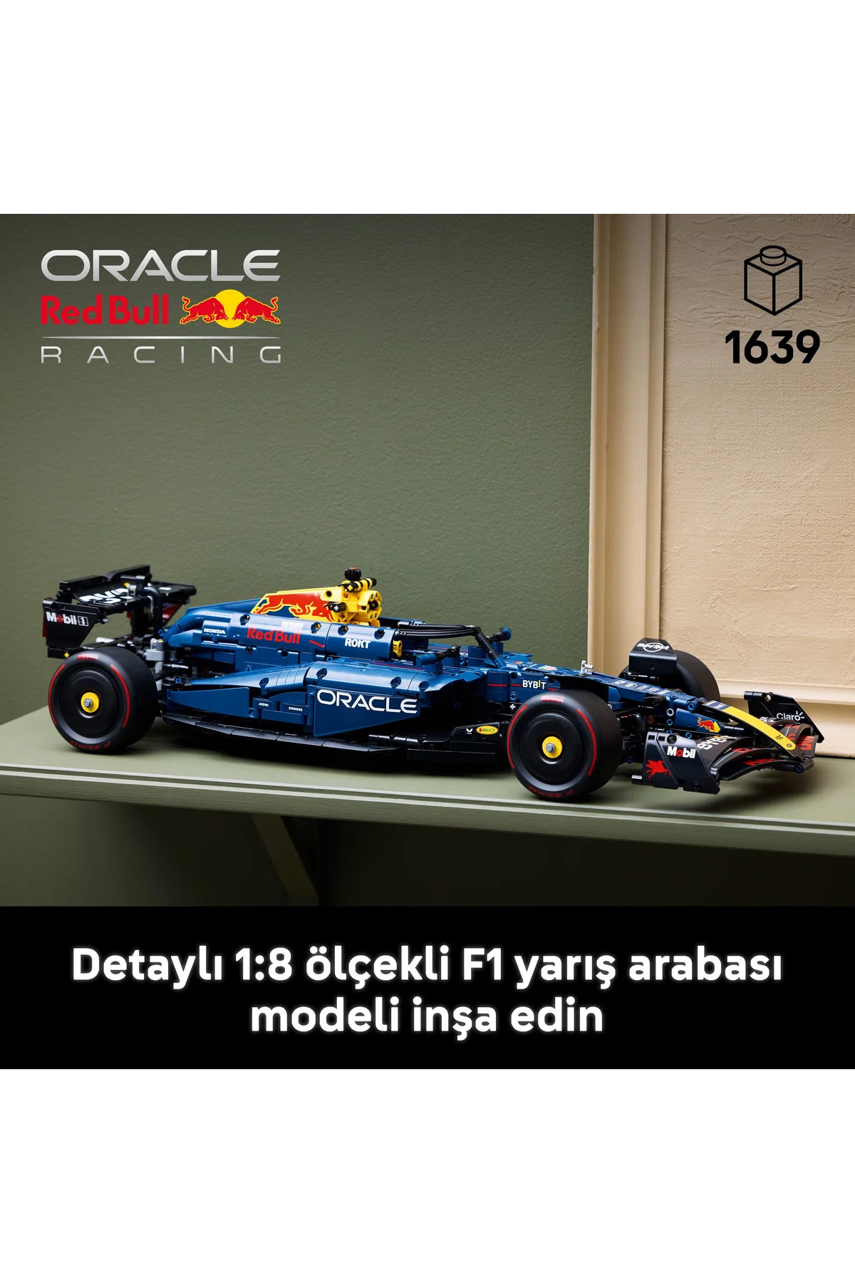 LEGO ® Technic Oracle Red Bull Racing RB20 F1 Araba 42206 - 18+ Yarış Arabası Modeli Yapım Seti (1639P) fotoğrafı 5 (önizleme)