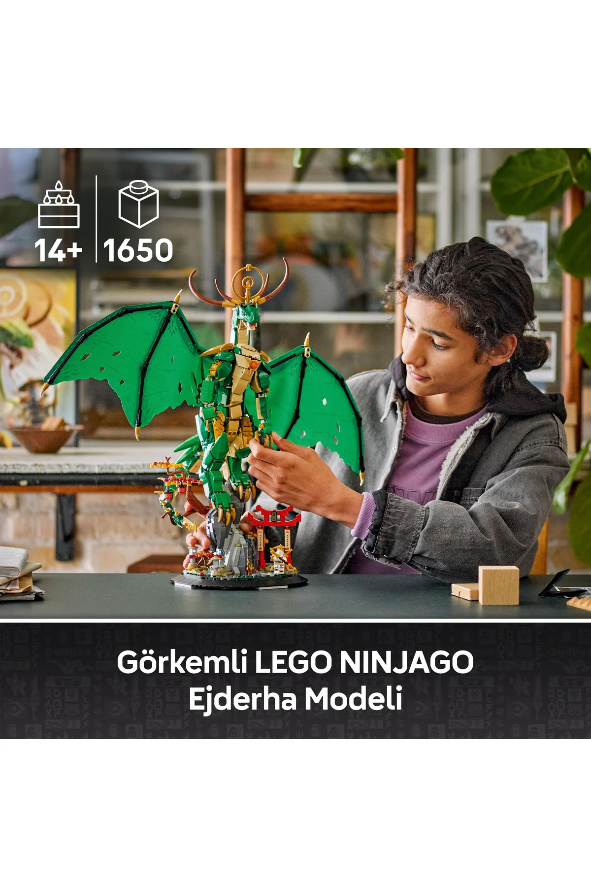 ® نینجاگو ® اژدهای نگهبان ۷۱۸۴۷ – مجموعه ساختنی خلاقانه اسباب‌بازی برای کودکان ۱۴+ (۱۶۵۰ قطعه)