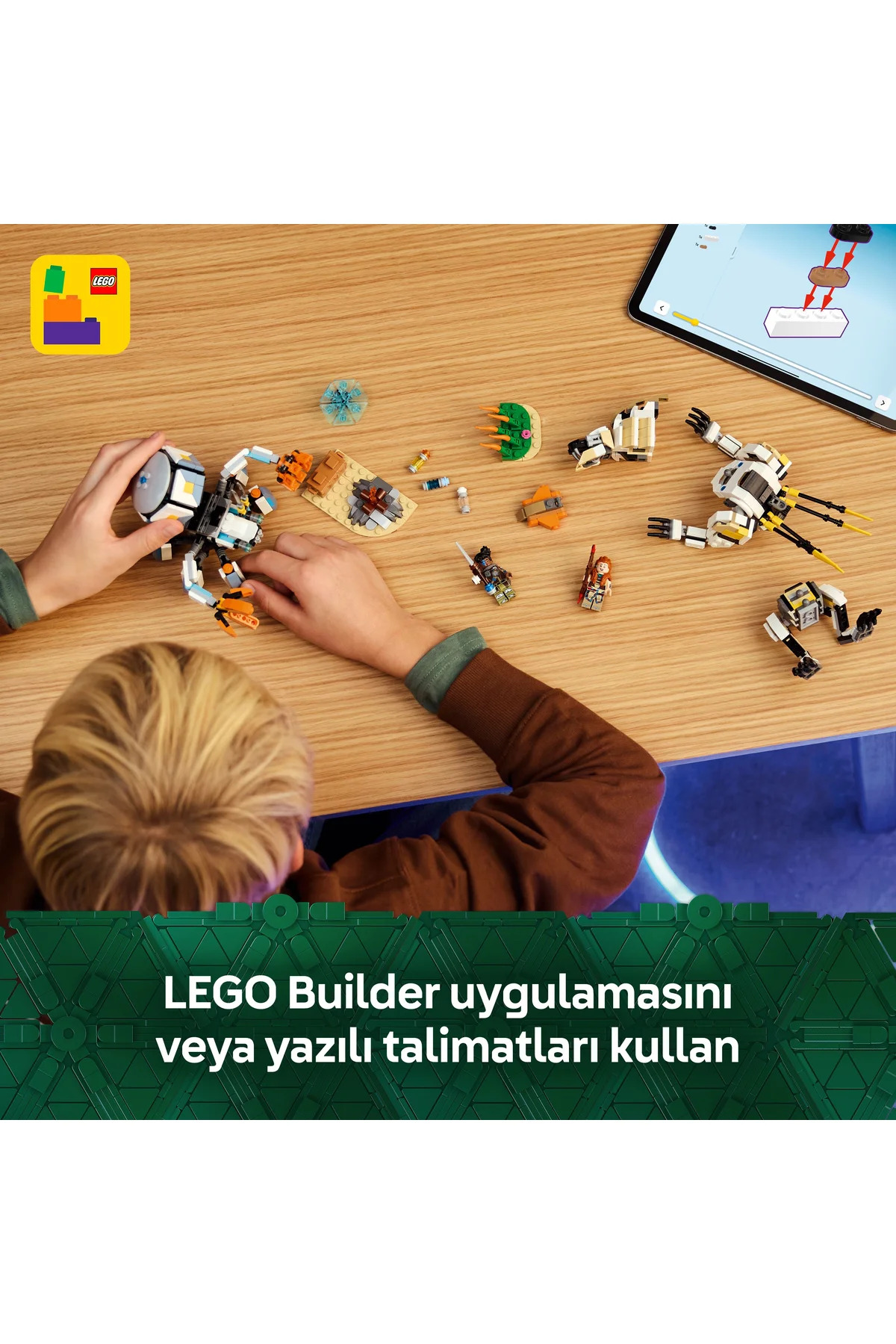 ® Horizon Adventures ™ آلوئ و وارل در مقابل فلز جمجمه و تیغ‌دندان ۷۷۰۳۷- ۹+ ست اسباب‌بازی (۷۶۸ قطعه)