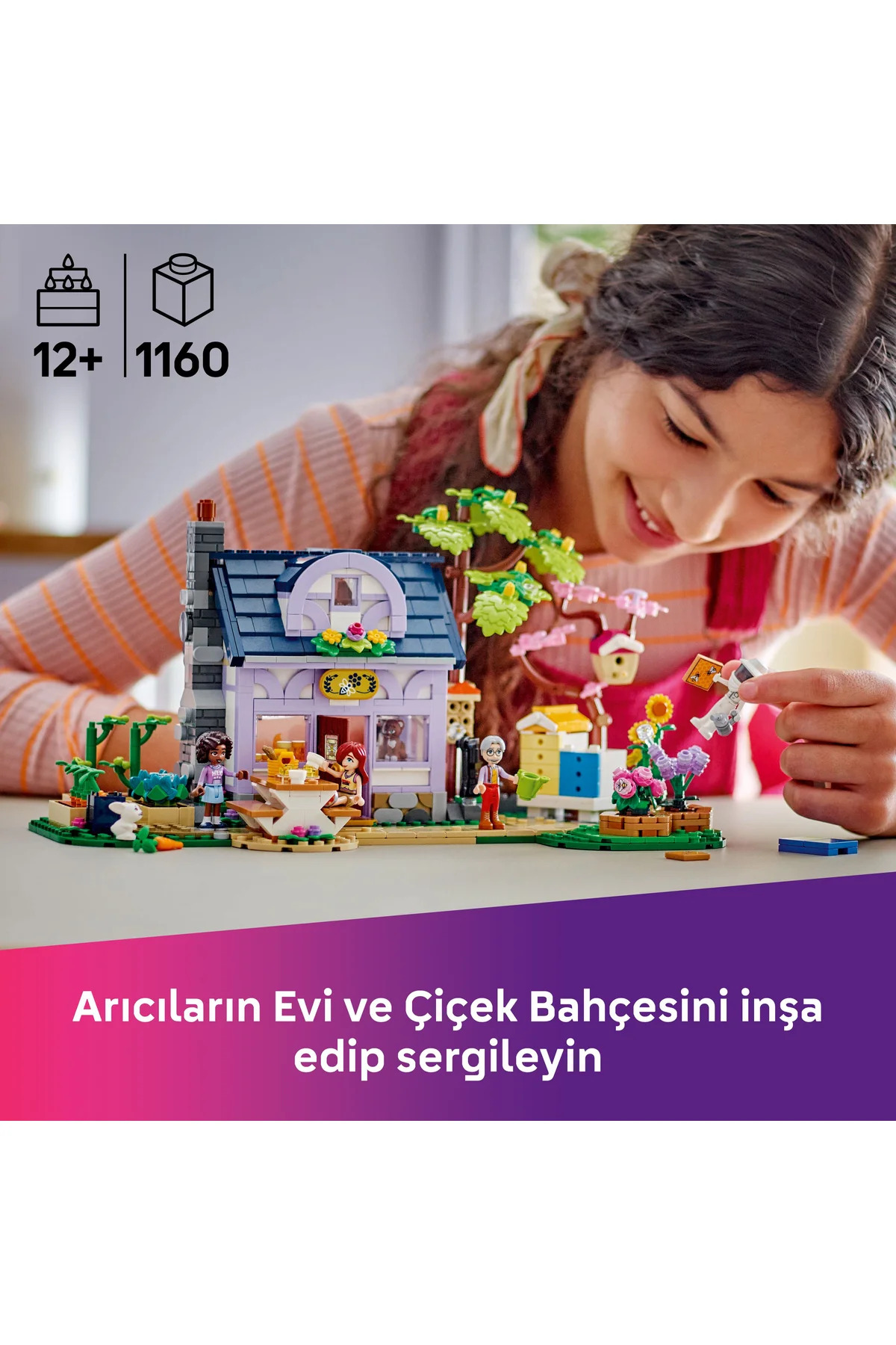 ® خانهٔ زنبورداران و باغ گل فِرِندز، مجموعهٔ ساختنی ۴۲۶۶۹ برای کودکان بالای ۱۲ سال (۱۱۶۱ قطعه)