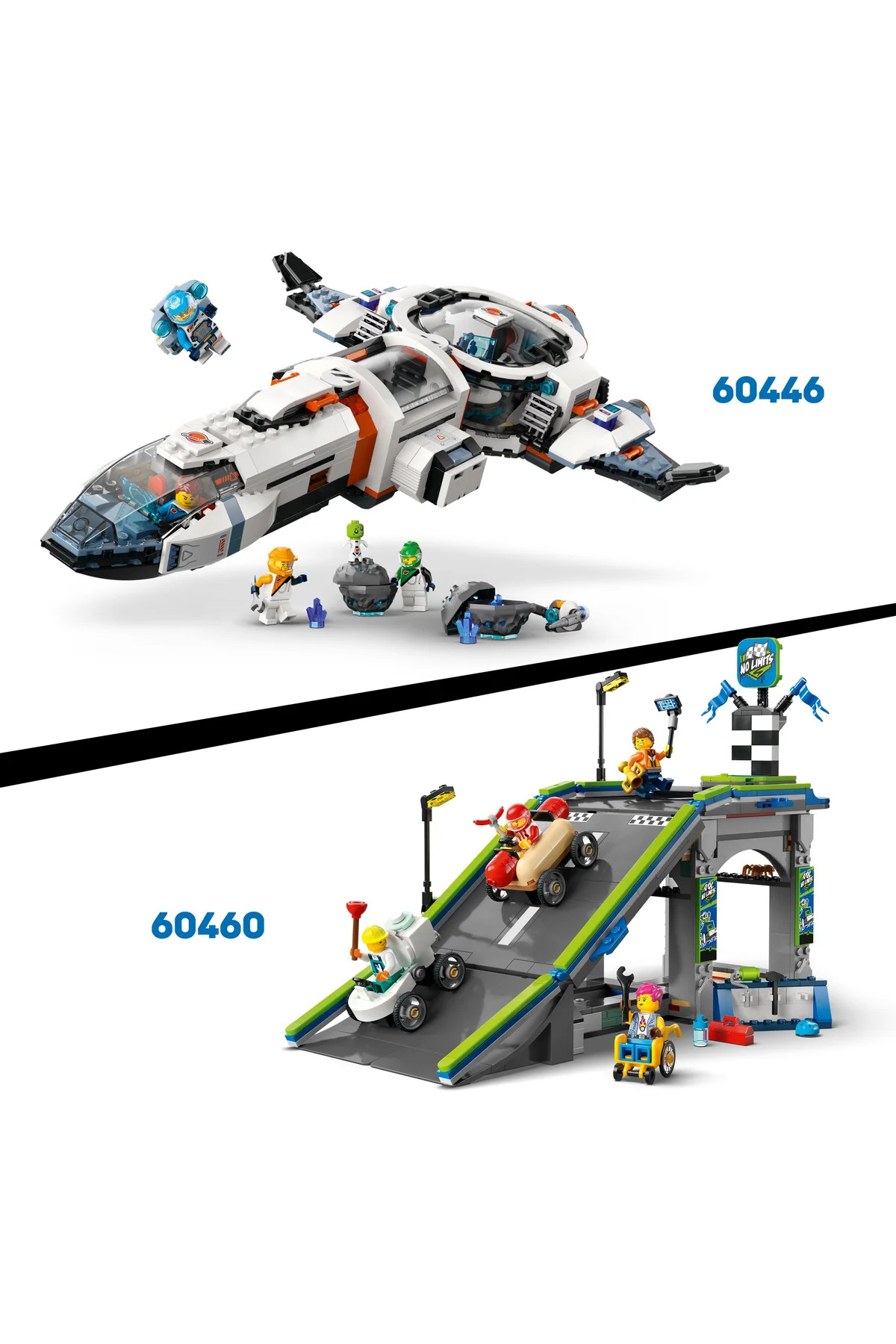 ® مجموعه ساختمانی اسباب‌بازی ریمیکس هلیکوپتر شهری، ماشین آتش‌نشانی و زیردریایی ۶۰۴۶۲