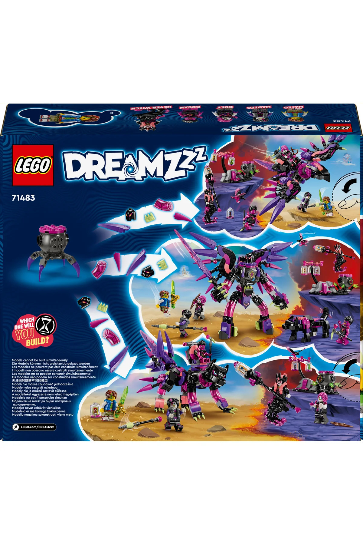 ® Dreamzzz ™ موجودات کابوس جادوگر هرگز 71483 – مجموعه ساختنی اسباببازی برای کودکان ۹+ (۴۵۷ قطعه)