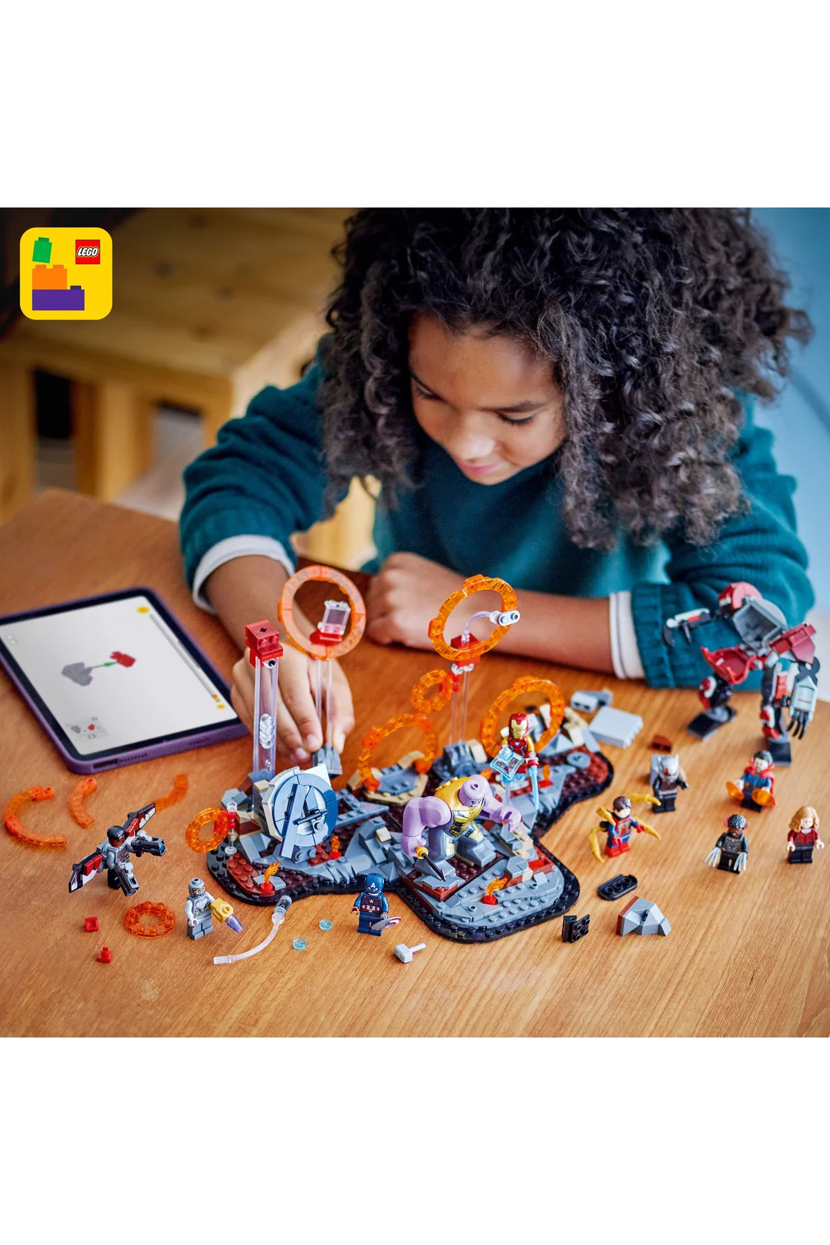 ® ǀ مارول انتقام‌جویان: نبرد نهایی ۷۶۳۲۳ – مجموعه ساختنی خلاقانه برای کودکان ۱۰+ (۶۲۱ قطعه)