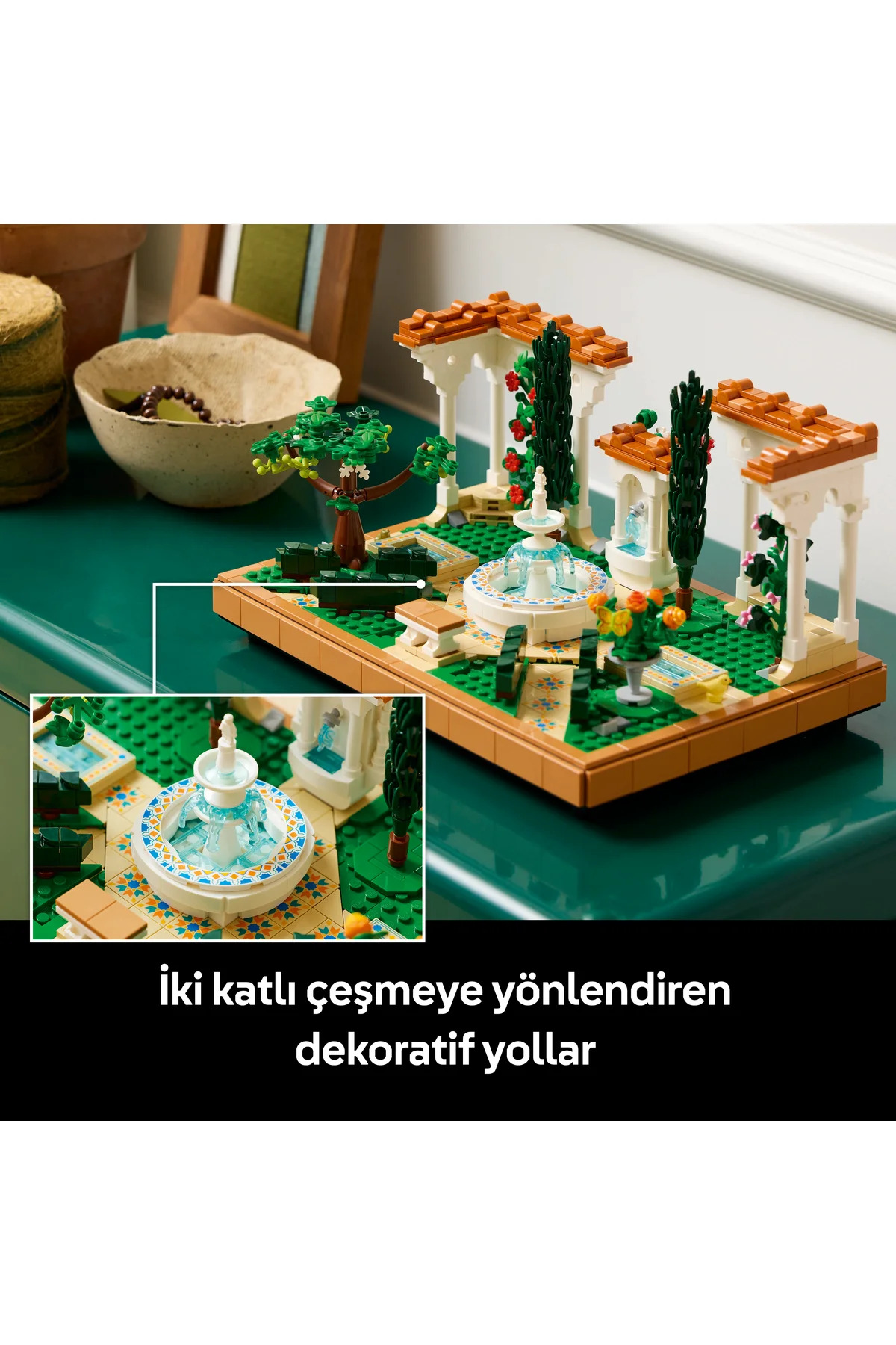 ® آیکونز فانتین گاردن هوم دکور مجموعه ساختنی ۱۰۳۵۹ برای بزرگسالان (۱,۳۰۲ قطعه)