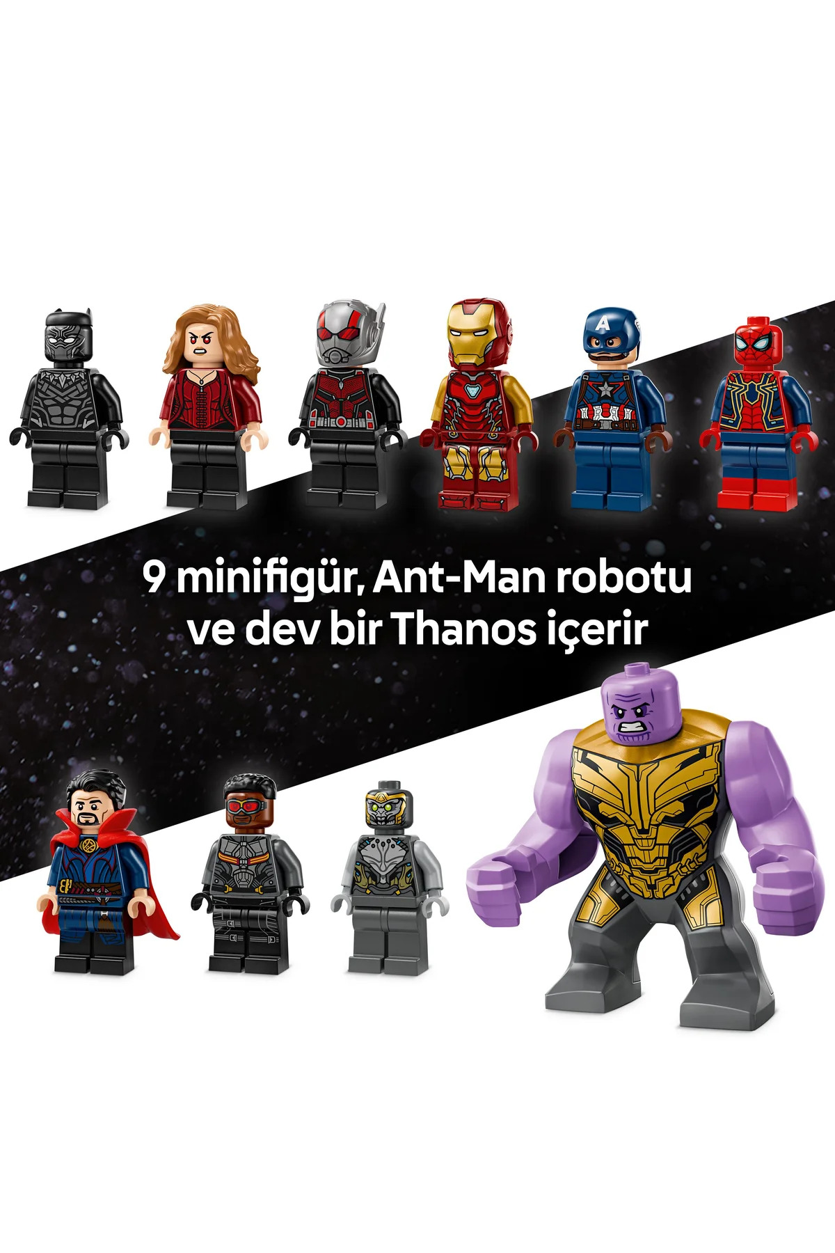 ® ǀ مارول انتقام‌جویان: نبرد نهایی ۷۶۳۲۳ – مجموعه ساختنی خلاقانه برای کودکان ۱۰+ (۶۲۱ قطعه)