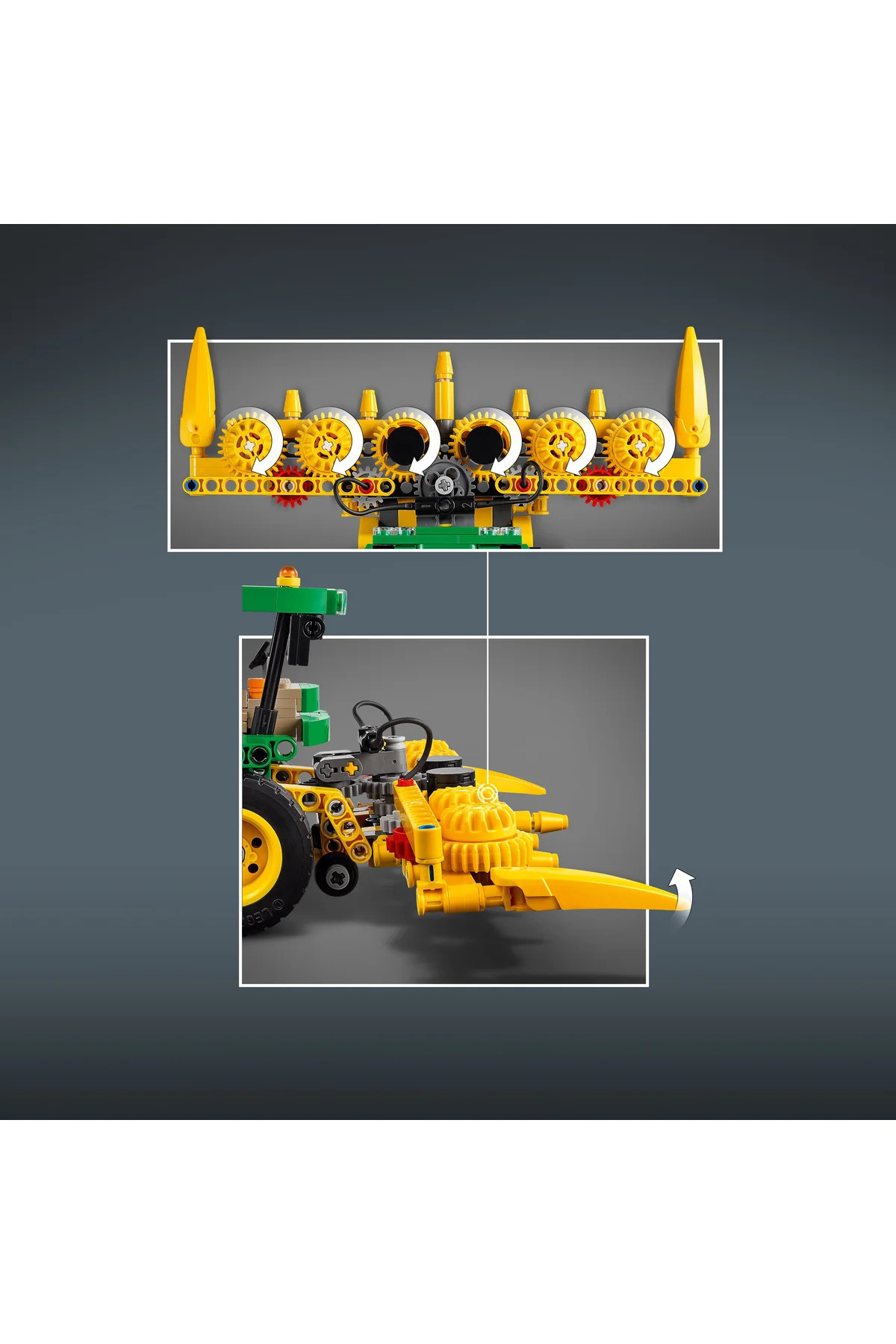 ® تکنیک جان دیر ۹۷۰۰ دروگر علوفه ۴۲۱۶۸ - مجموعه ساخت مدل اسباب‌بازی خلاقانه ۹+ (۵۵۹P)