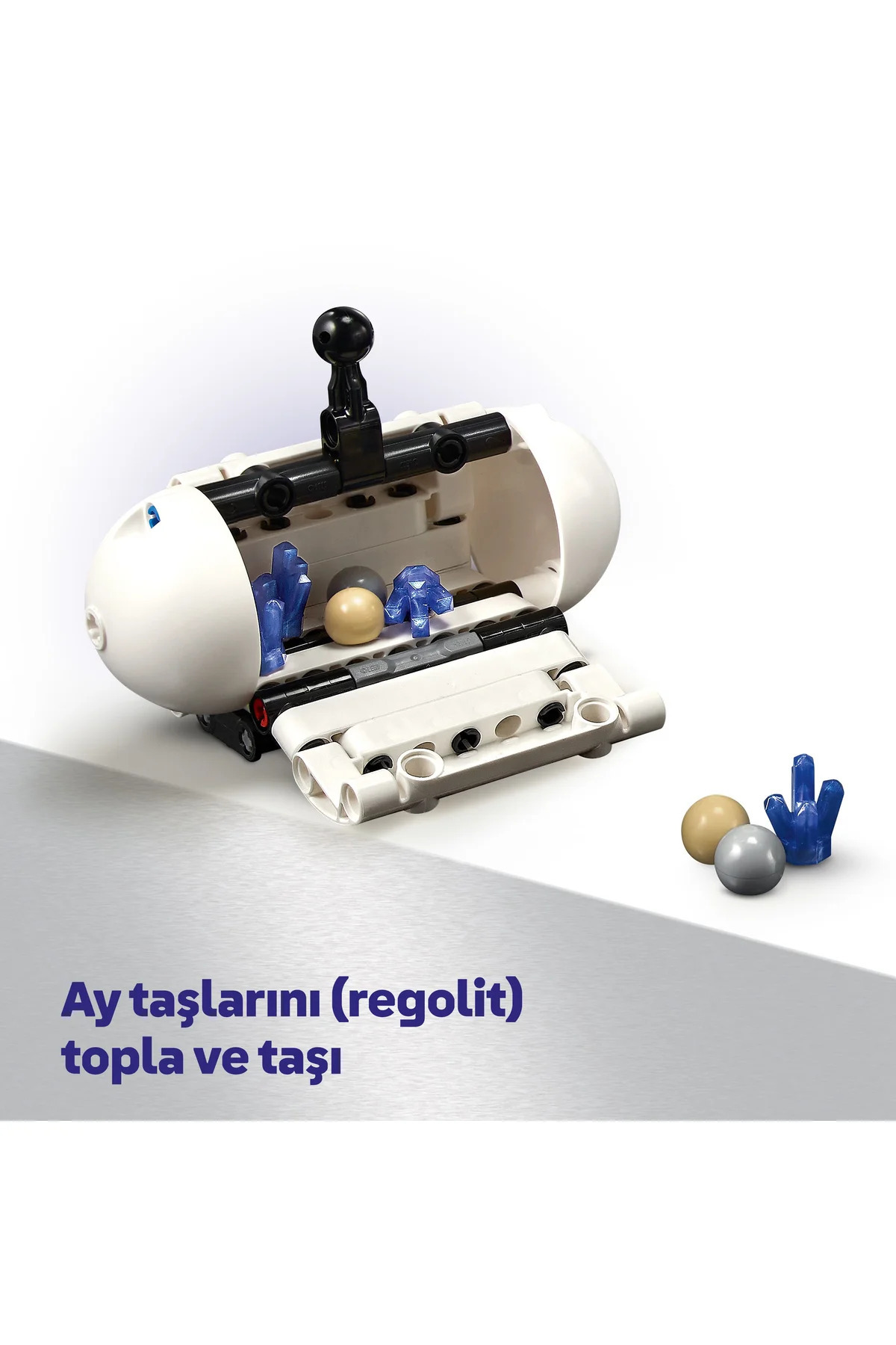 ® Technic پایگاه ماه‌نشین ™ سفینه فضایی مسافر ماه ۴۲۲۱۱ - مجموعه ساختنی اسباب‌بازی خلاقانه ۱۰+ (۱۰۸۲P)