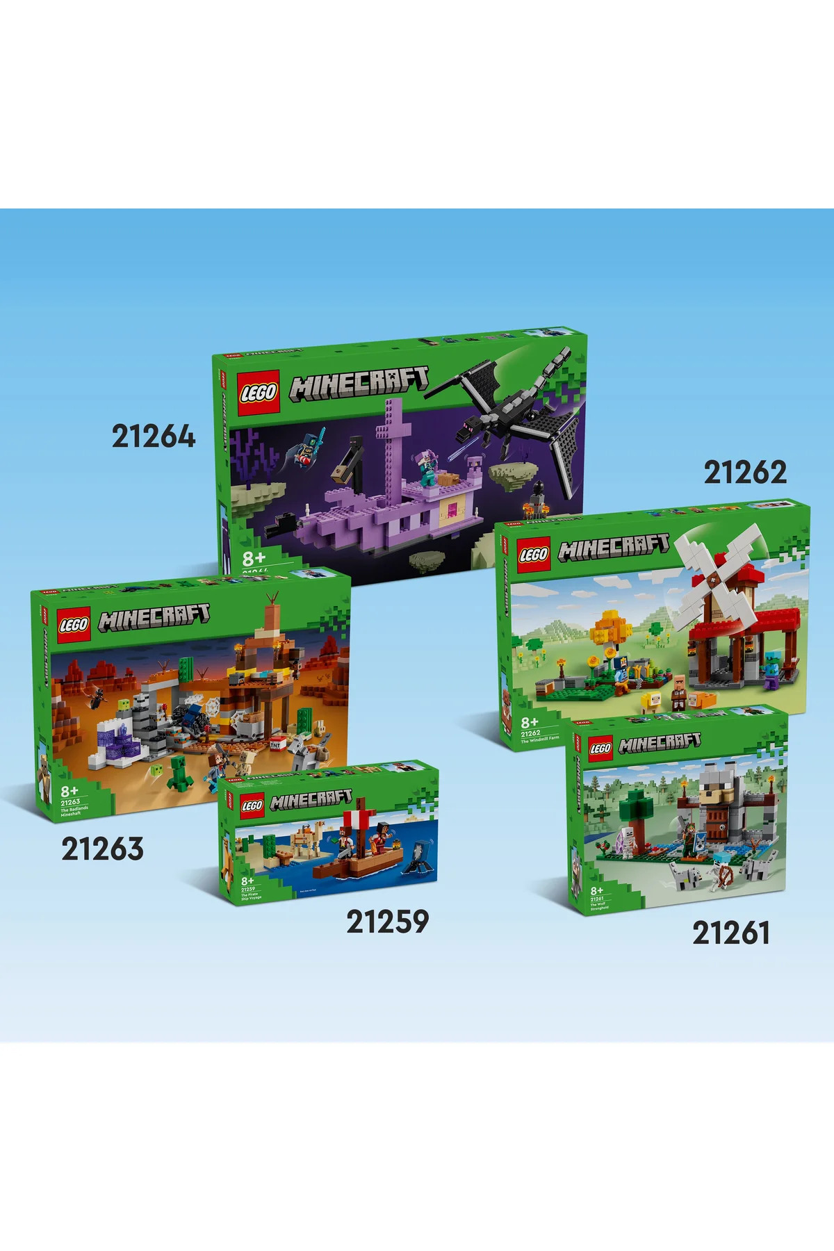 ® ماینکرفت مجموعه ساختنی باغ شکوفه گیلاس ۲۱۲۶۰ برای کودکان ۸ سال به بالا (۳۰۴ قطعه)