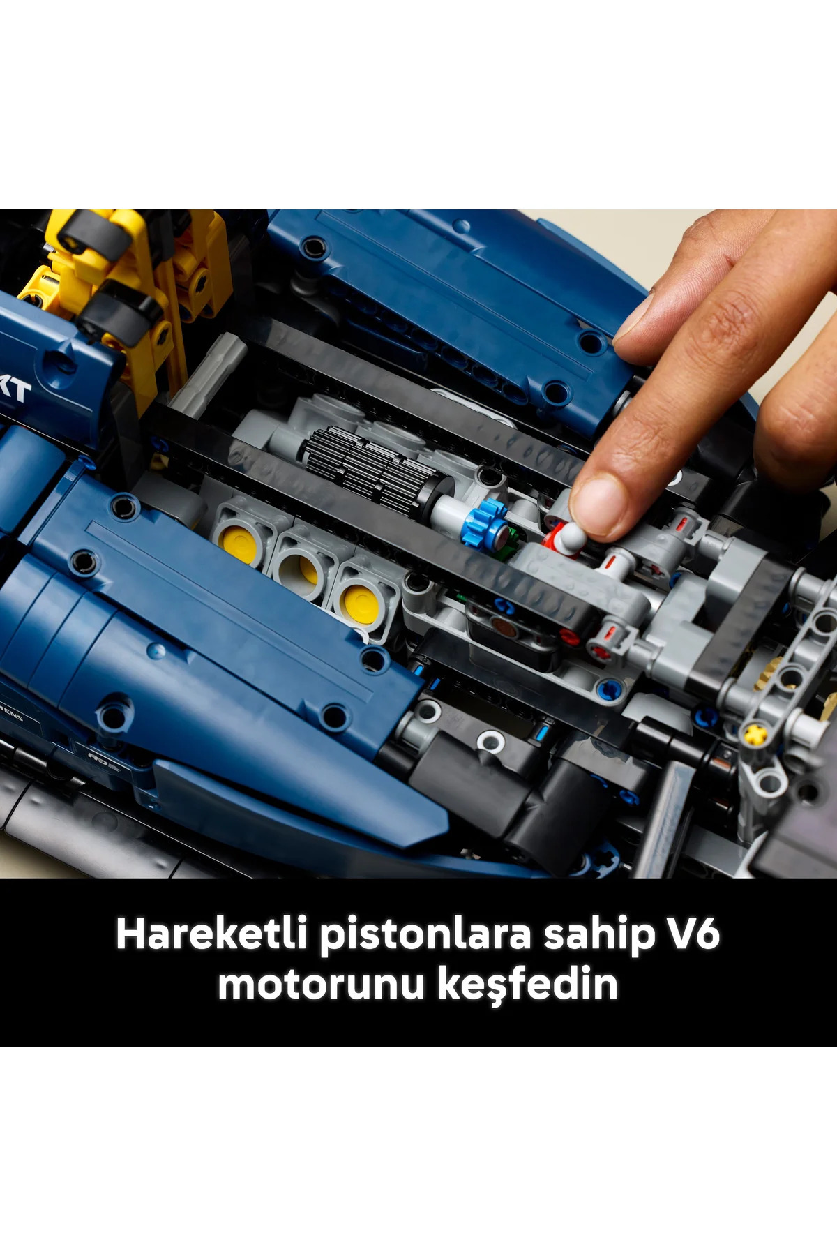 LEGO ® Technic Oracle Red Bull Racing RB20 F1 Araba 42206 - 18+ Yarış Arabası Modeli Yapım Seti (1639P) fotoğrafı 7 (önizleme)