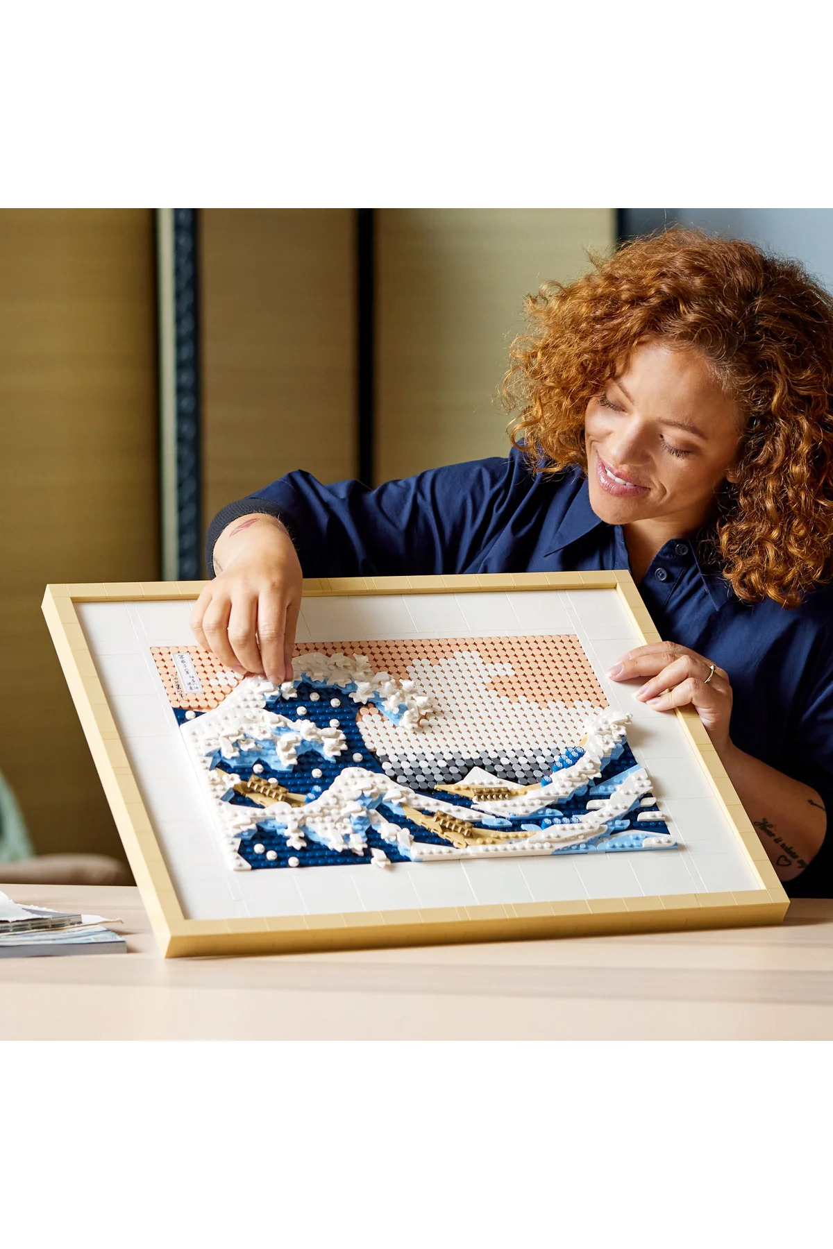 ® آرت هوکوسای موج بزرگ 31208 – کیت ساخت نقاشی ژاپنی برای بزرگسالان (۱۸۱۰ قطعه)