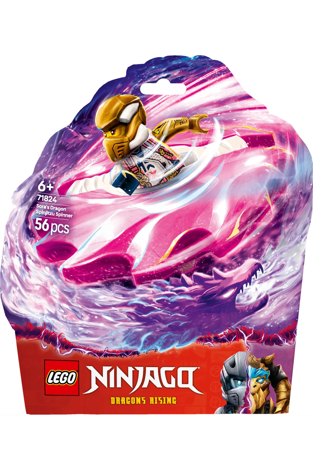 ® NINJAGO® سِت اسباببازی اکشن اسپینجیتسو چرخان اژدهای سُرا ۷۱۸۲۴