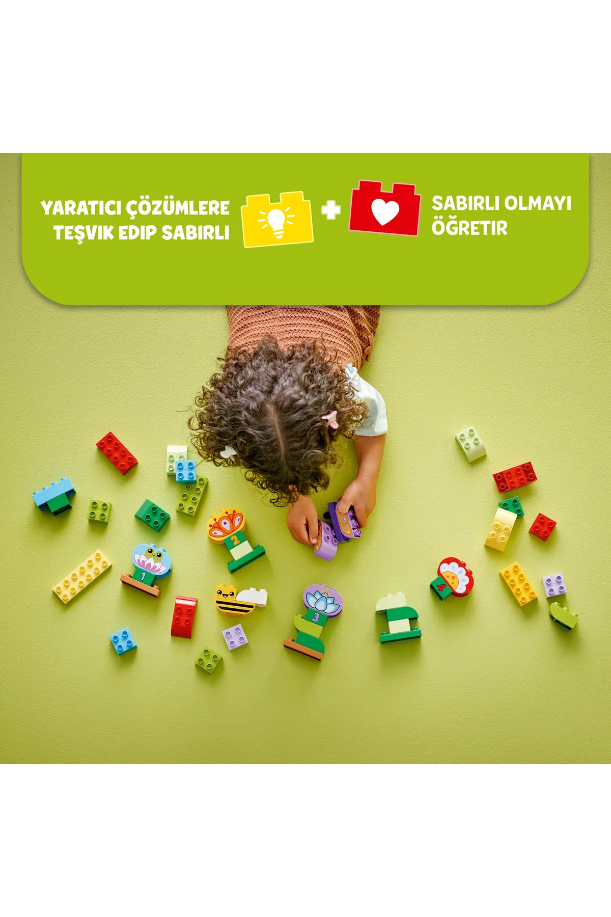 ® DUPLO مجموعه ساختنی باغ و گل خلاقانه و قابل‌چیده‌شدنی ۱۰۴۴۴ برای کودکان ۲+ ساله (۴۵ قطعه)